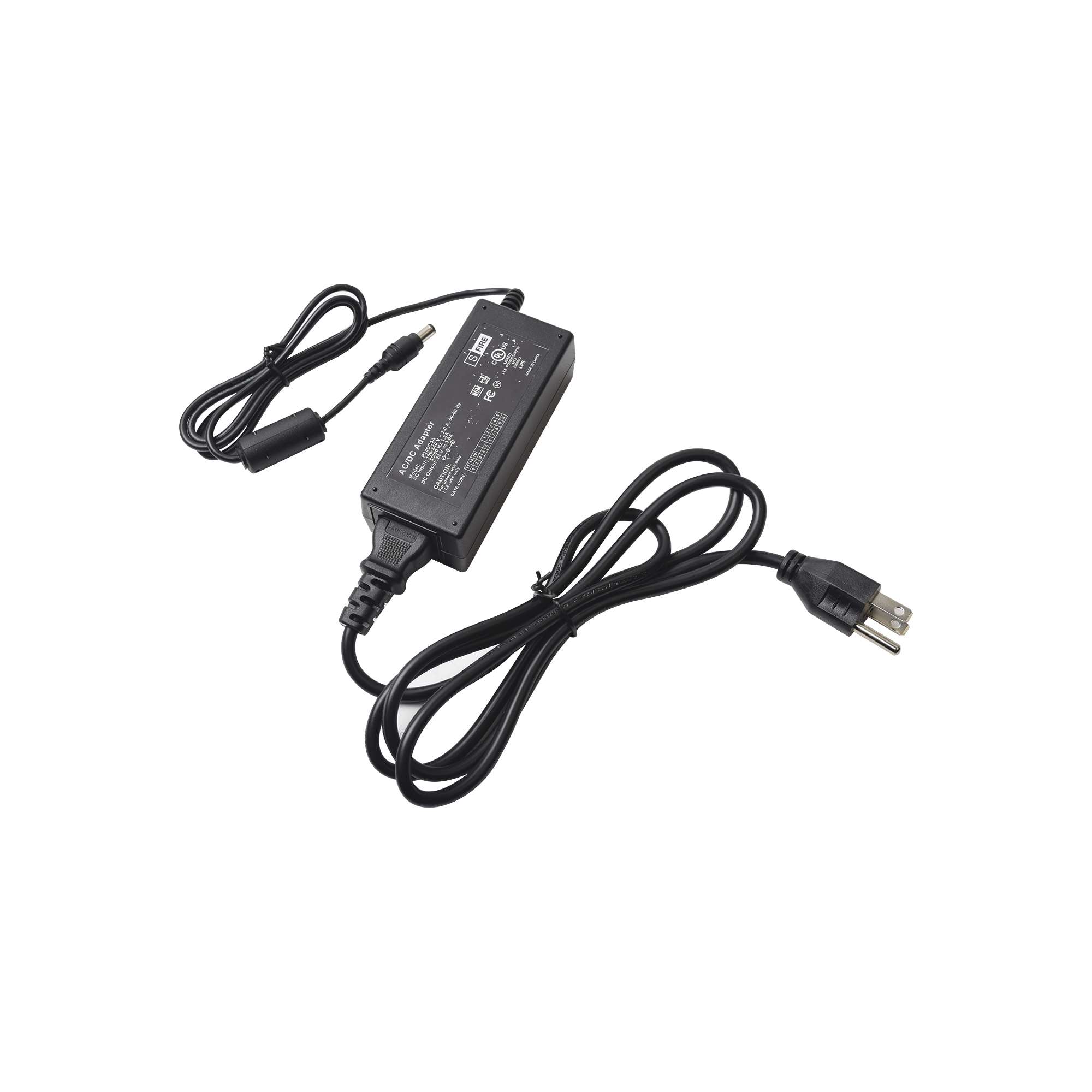 Adaptador de pared de 24 Vcc Regulado @ 3A / UL / Voltaje de Entrada de 100-240 Vca