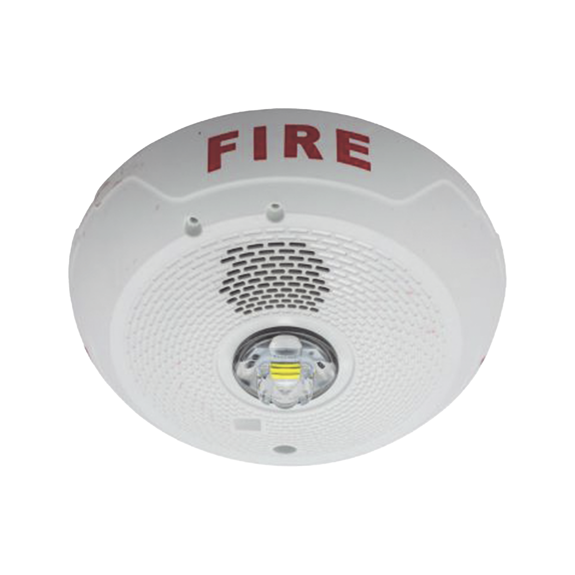 Sirena con LÃ¡mpara LED EstroboscÃ³pica, Montaje en Techo, Nivel de Candelas Seleccionable, Color blanco , Nuevo DiseÃ±o Moderno y Elegante y Menor Consumo de Corriente