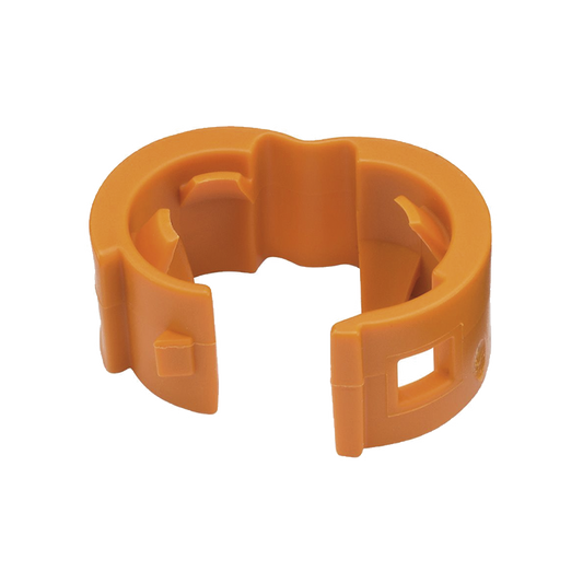 Kit de 25 Clips de IdentificaciÃ³n Para Patch Cords, Compatible con DiÃ¡metros de 4.7 a 7.8 mm,  Color Naranja