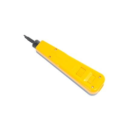 Herramienta de Impacto, con Cuchilla para TerminaciÃ³n de Conectores 110 IDC, Color Amarillo - Fluke Networks