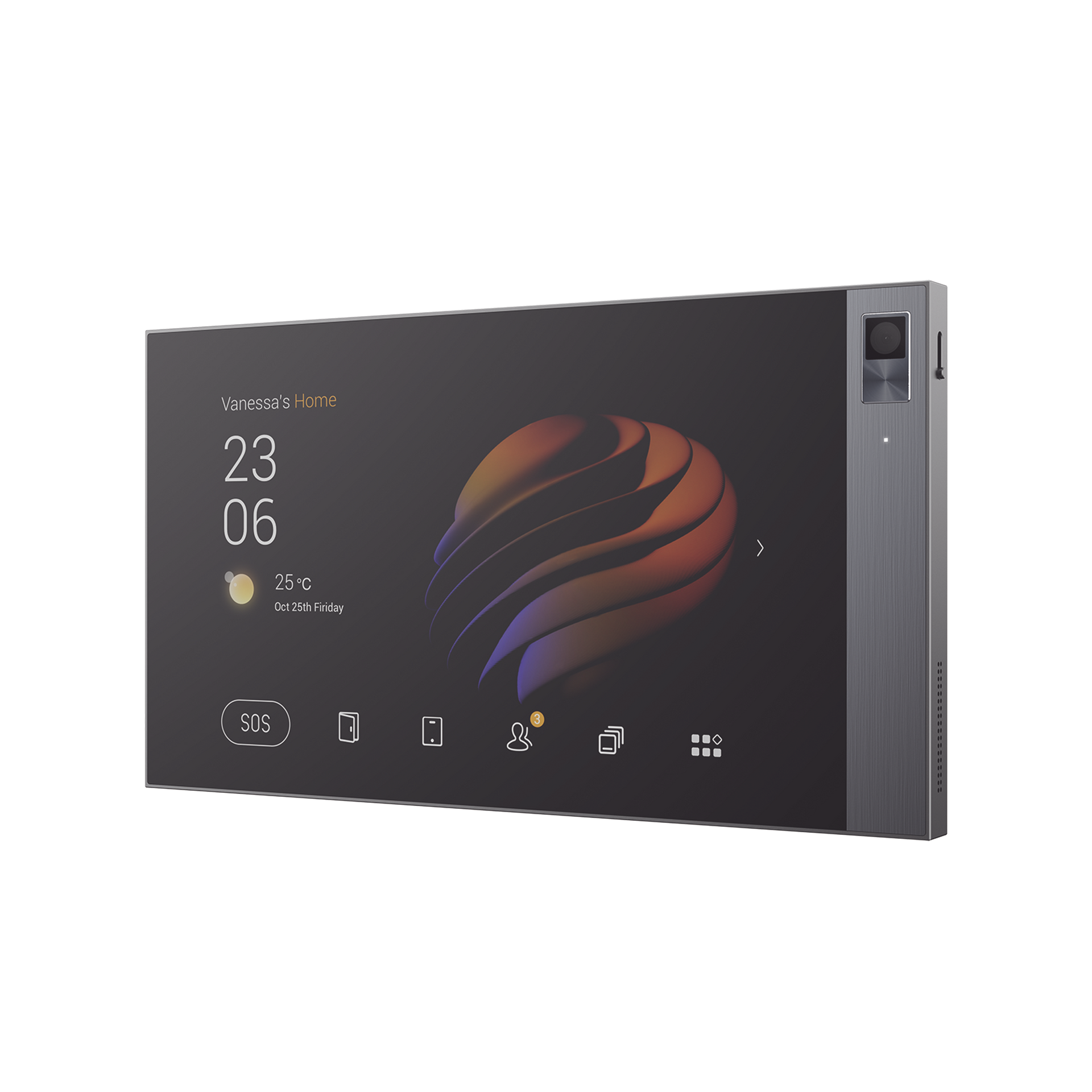 Pantalla tÃ¡ctil Hub controlador integrable con sistemas de automatizaciÃ³n compatible con mÃºltiples marcas. ConexiÃ³n Wifi y Ethernet