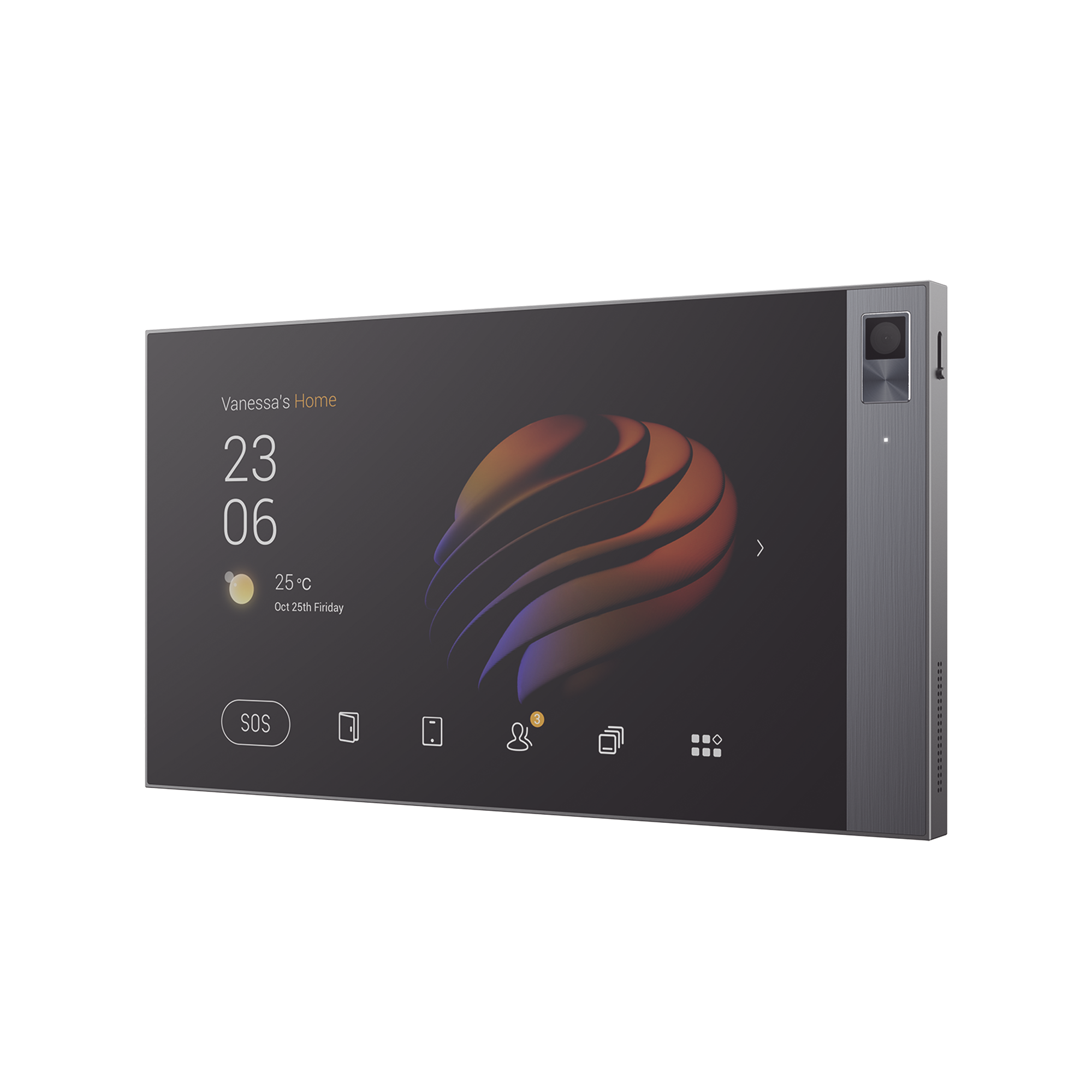 Pantalla tÃ¡ctil Hub controlador integrable con sistemas de automatizaciÃ³n compatible con mÃºltiples marcas. ConexiÃ³n Wifi y Ethernet