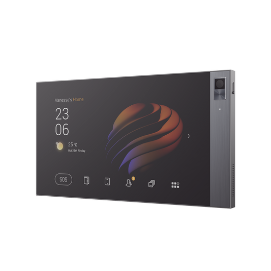 Pantalla tÃ¡ctil Hub controlador integrable con sistemas de automatizaciÃ³n compatible con mÃºltiples marcas. ConexiÃ³n Wifi y Ethernet