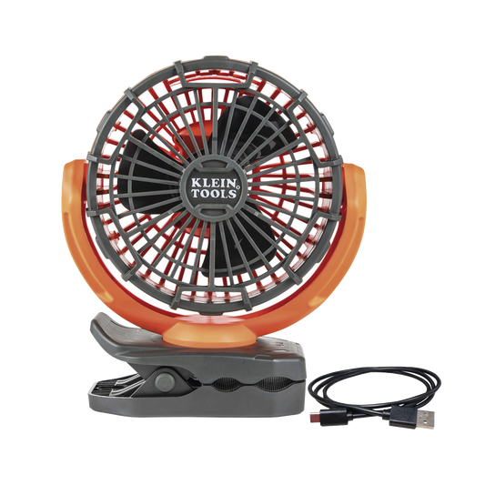 Ventilador InalÃ¡mbrico-PortÃ¡til Recargable Ideal para el Trabajo. Montable por Pinza o por Potentes Imanes. Incluye cable USB-C