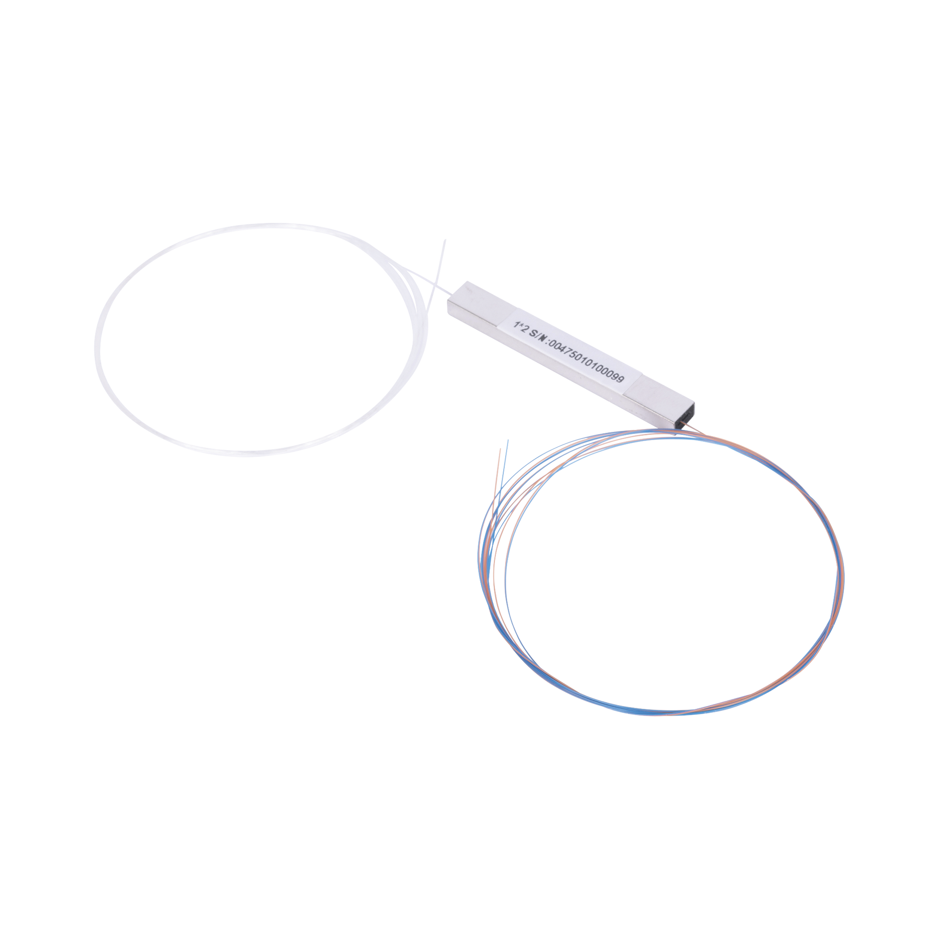 Splitter (Divisor Ãptico) tipo PLC, de 1x2, balanceado (50/50) para fusiÃ³n (sin conectores)