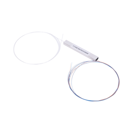 Splitter (Divisor Ãptico) tipo PLC, de 1x2, balanceado (50/50) para fusiÃ³n (sin conectores)