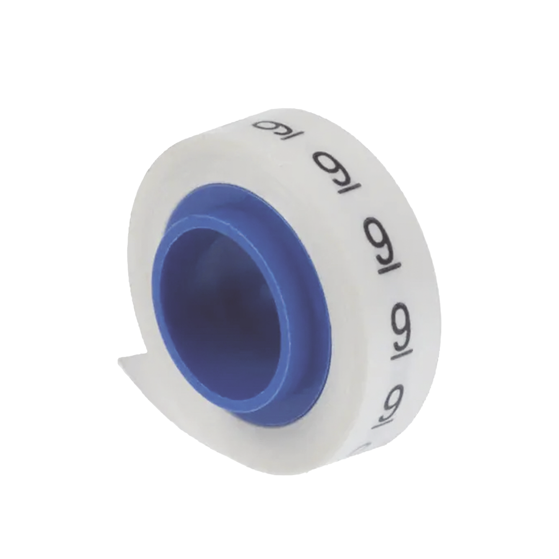 10 Rollos de Etiquetas Marcadoras, Pre-Impresos con los NÃºmeros 0-9, de 2.4 metros, Color Blanco