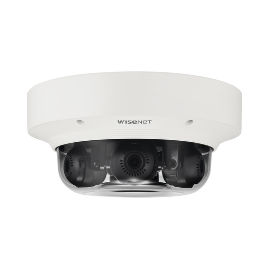 CÃ¡mara IP Multisensor 6MP ( 3 Sensores de 2MP) WDR 150 DB, Lente Motorizado 3 - 6 MM /  HPOE / IP66 / IK10 / NEMA 4X