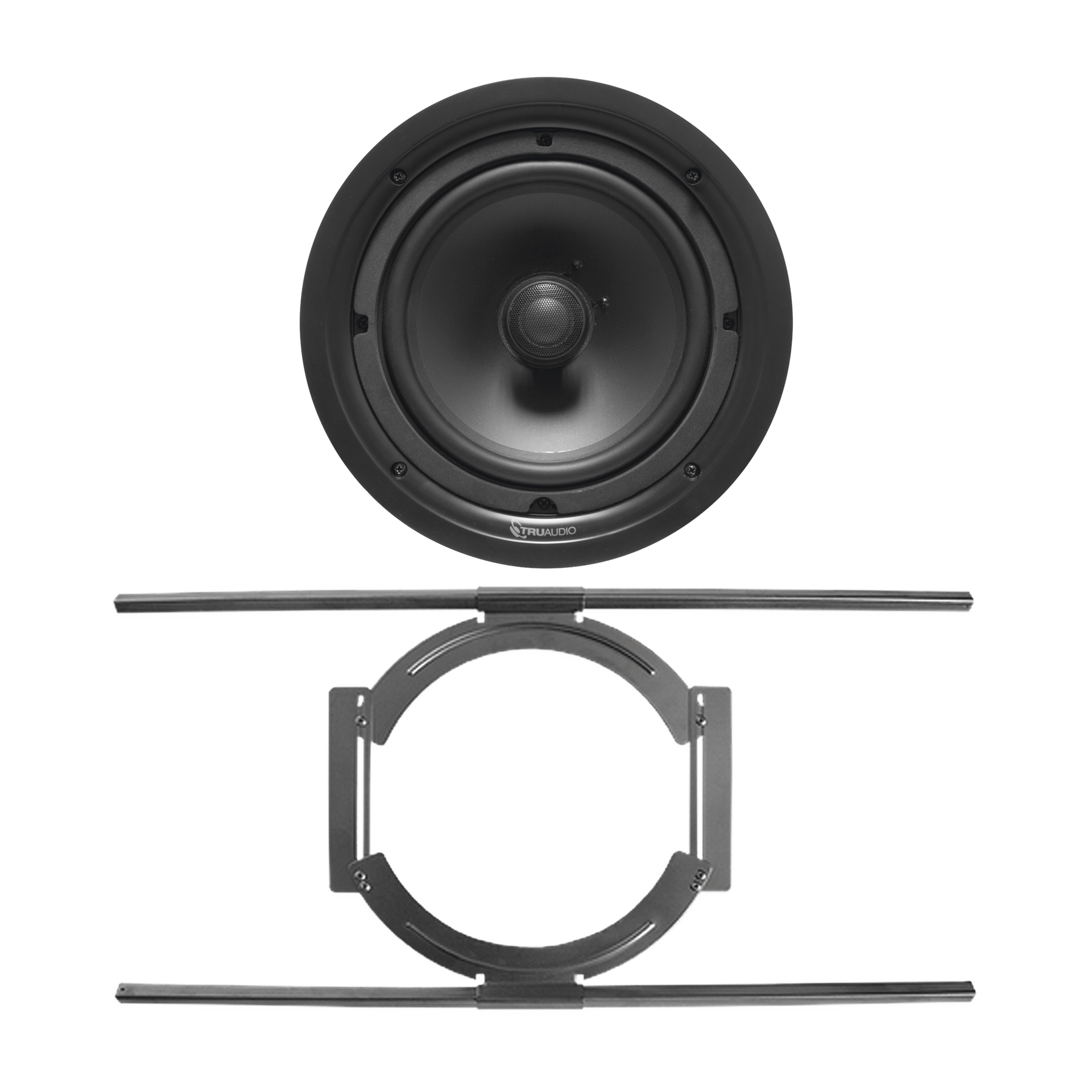 KIT de Bocina de Techo TruAudio de 6in PP6 con Soporte de Acero Rígido para Techos Suspendidos