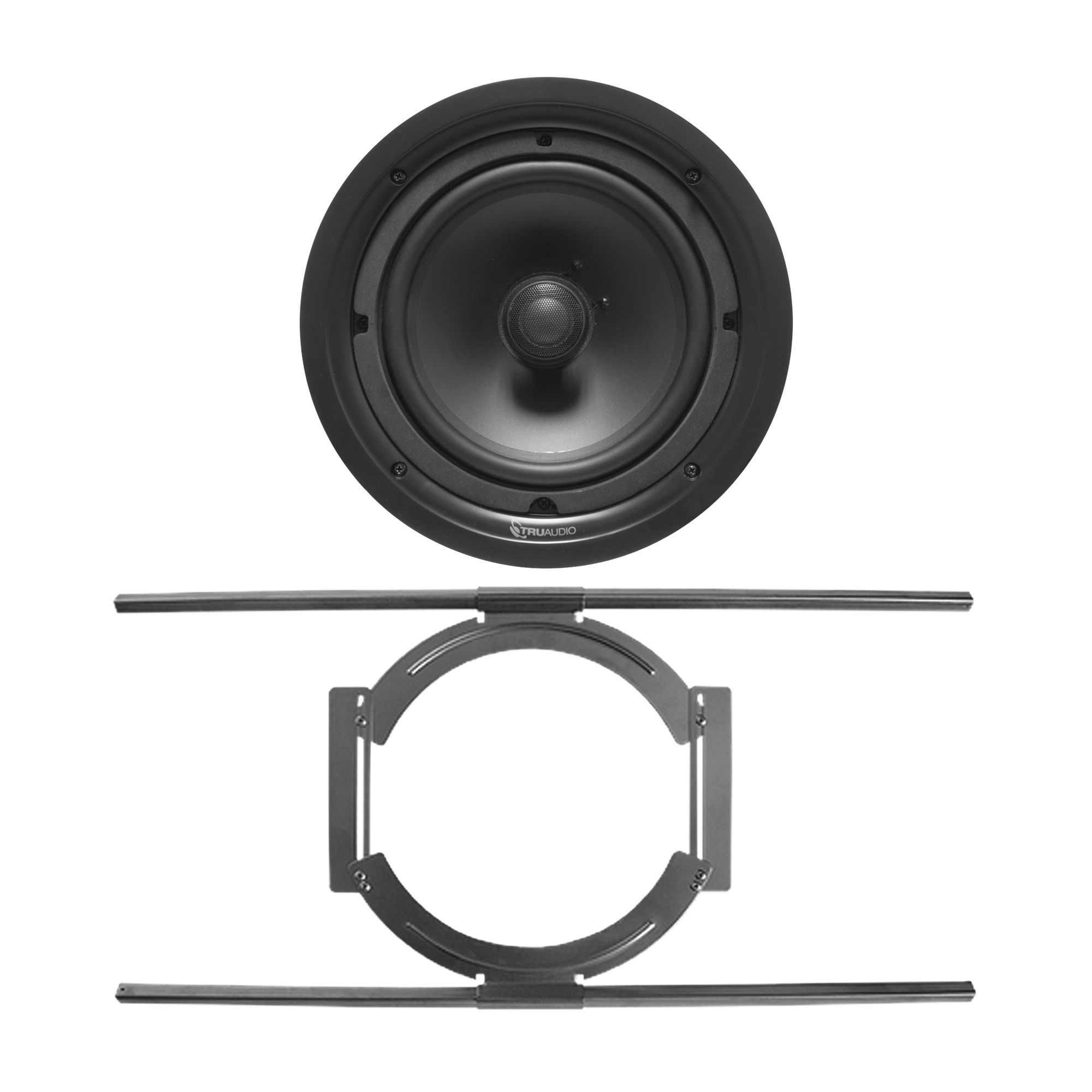 KIT de Bocina de Techo TruAudio de 6in PP6 con Soporte de Acero Rígido para Techos Suspendidos
