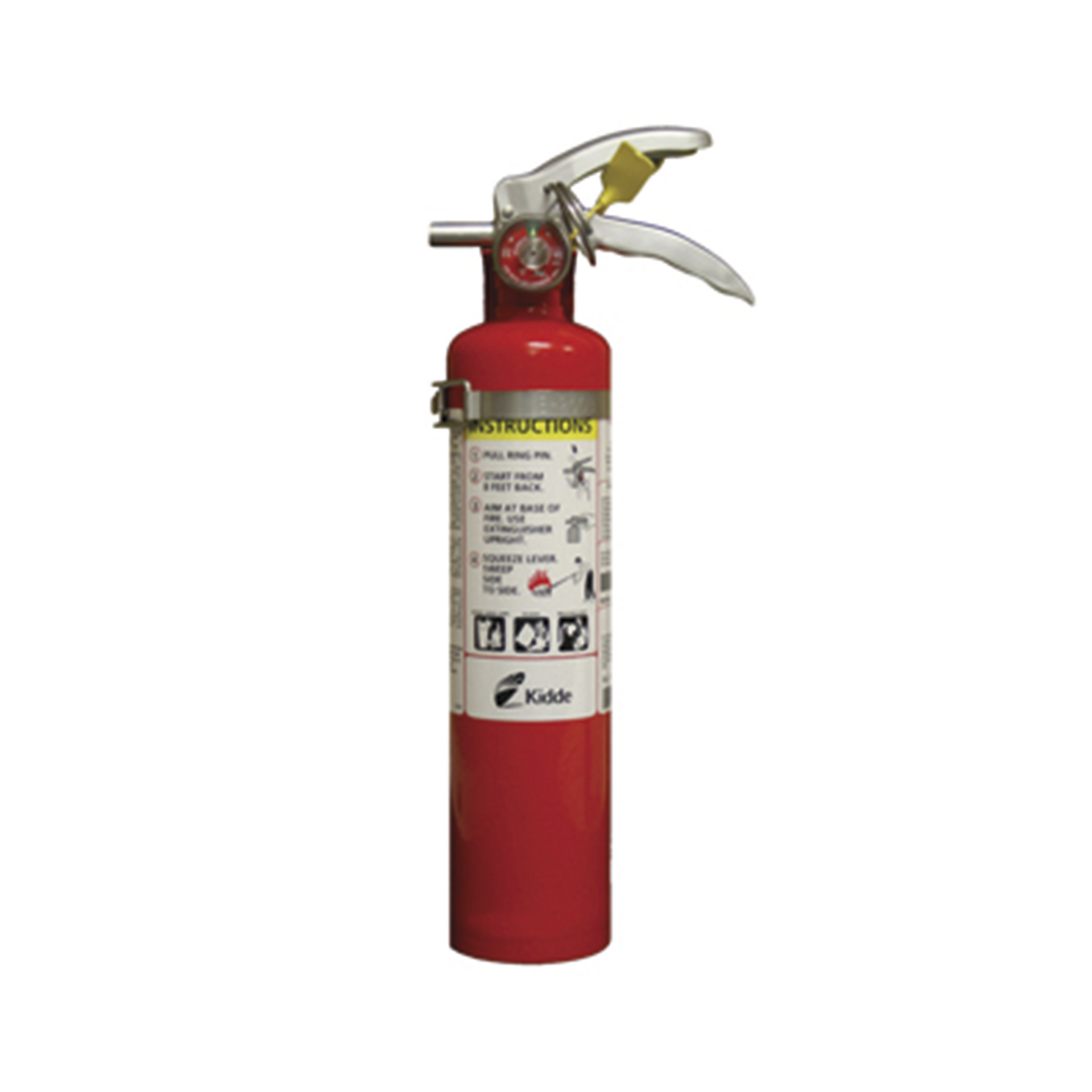 Extintor Desechable de Polvo QuÃ­mico Seco â?? Fuegos Clase A, B y C â?? Talleres y Garaje â?? Pieza de 2 lb