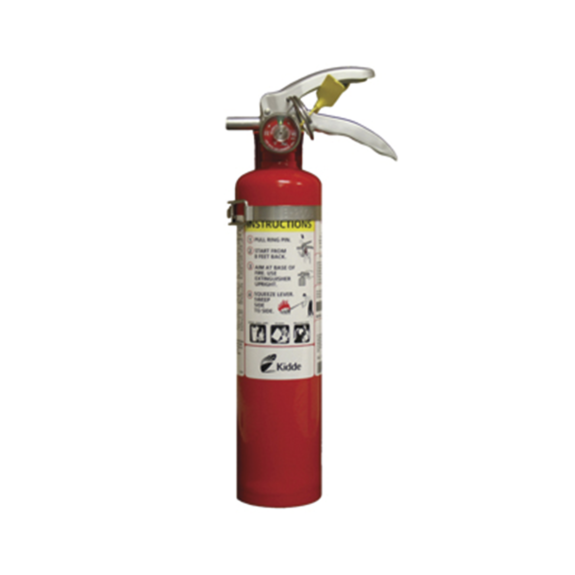 Extintor Desechable de Polvo QuÃ­mico Seco â?? Fuegos Clase A, B y C â?? Talleres y Garaje â?? Pieza de 2 lb