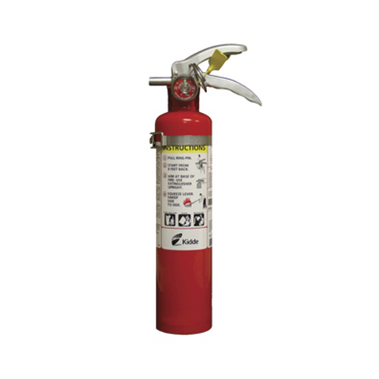 Extintor Desechable de Polvo QuÃ­mico Seco â?? Fuegos Clase A, B y C â?? Talleres y Garaje â?? Pieza de 2 lb