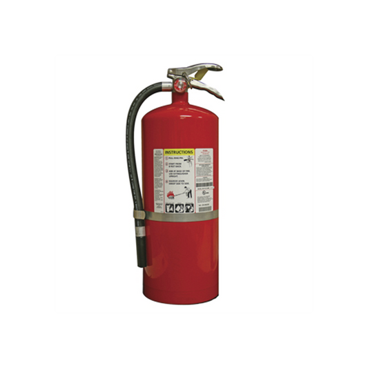 Extintor Recargable de Polvo QuÃ­mico Seco | Fuegos Clase A, B y C | Talleres y Garaje | Pieza de 18 lb