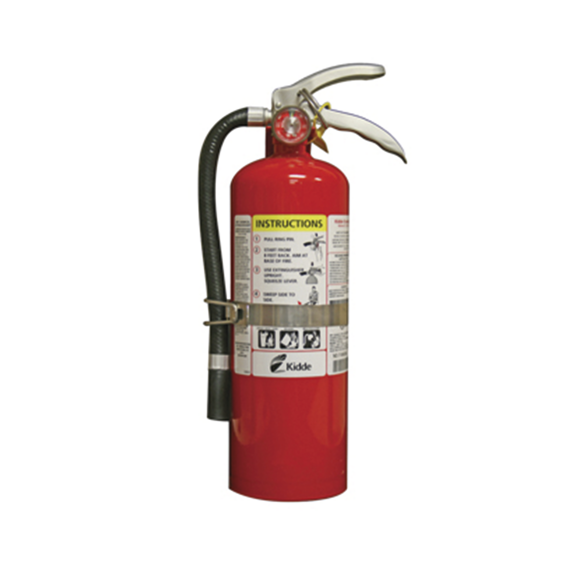 Extintor Desechable de Polvo QuÃ­mico Seco | Fuegos Clase A, B y C | Talleres y Garaje | Paquete con 6 |Soporte MetÃ¡lico | 5.5 lb pieza