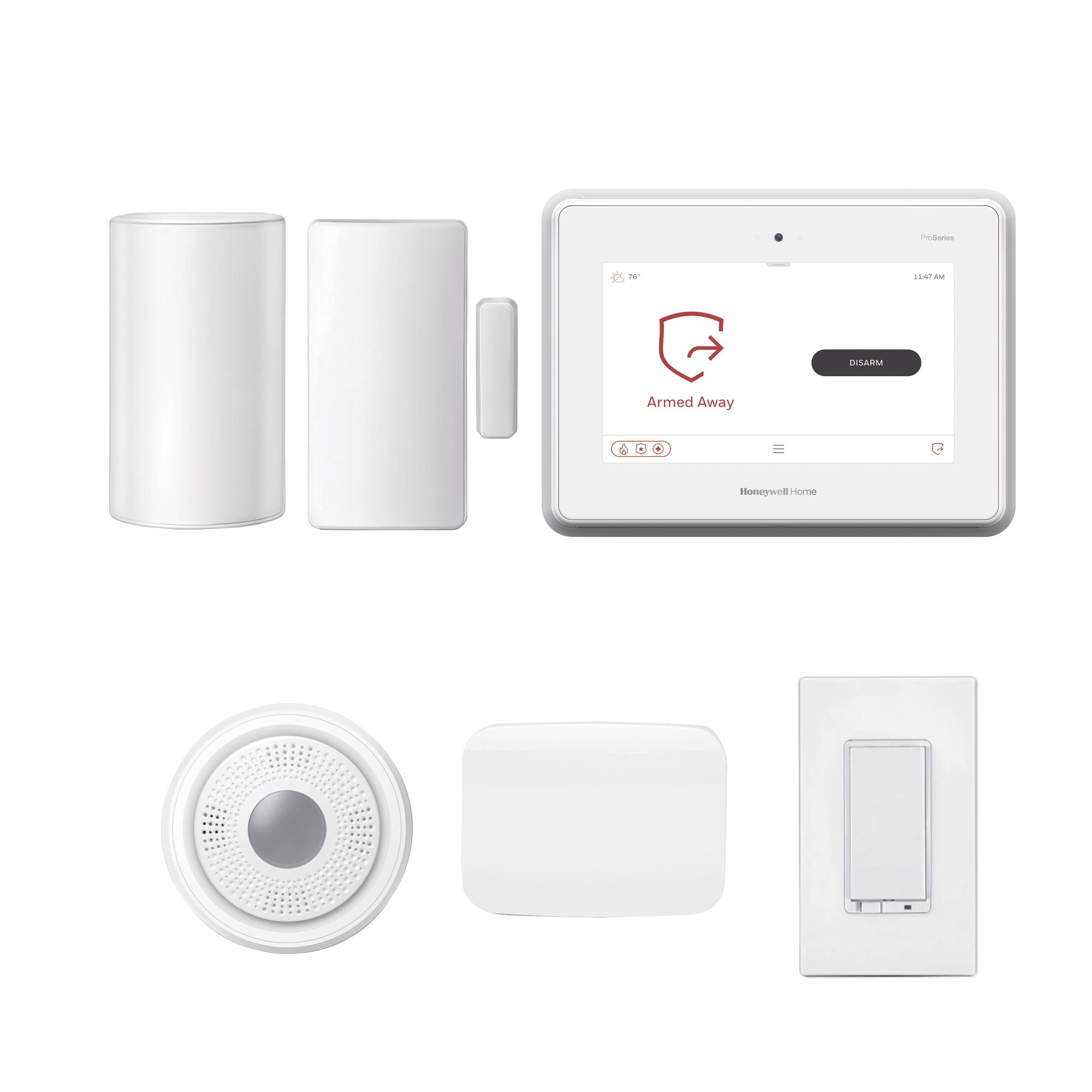 Panel de Alarma con Apagador Dimmer y Plug-in Dimmer para Tomacorriente