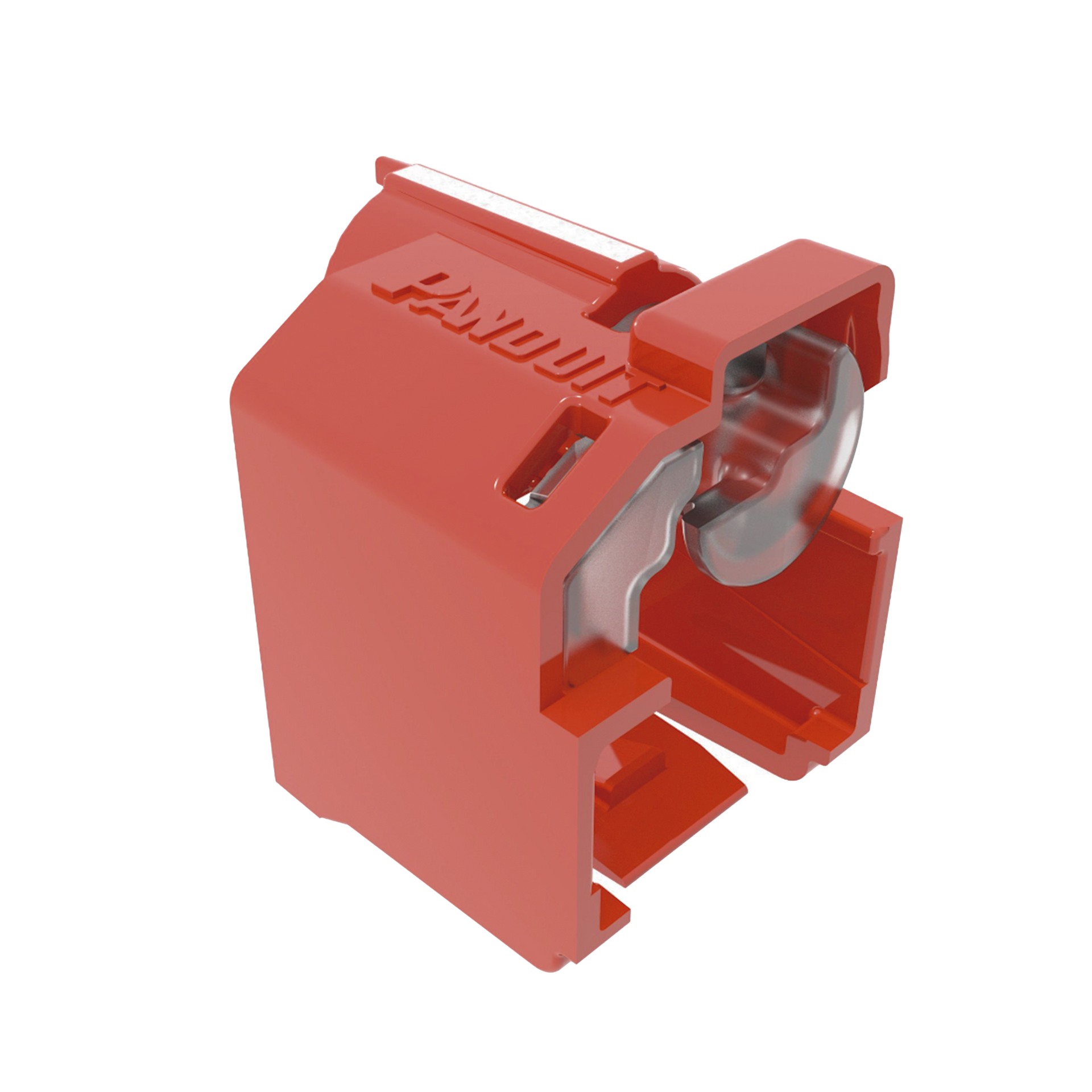 Kit de 10 Dispositivos Recubiertos para Impedir DesconexiÃ³n de Plug RJ45, Color Rojo, Incluye Herramienta para Instalar/Retirar