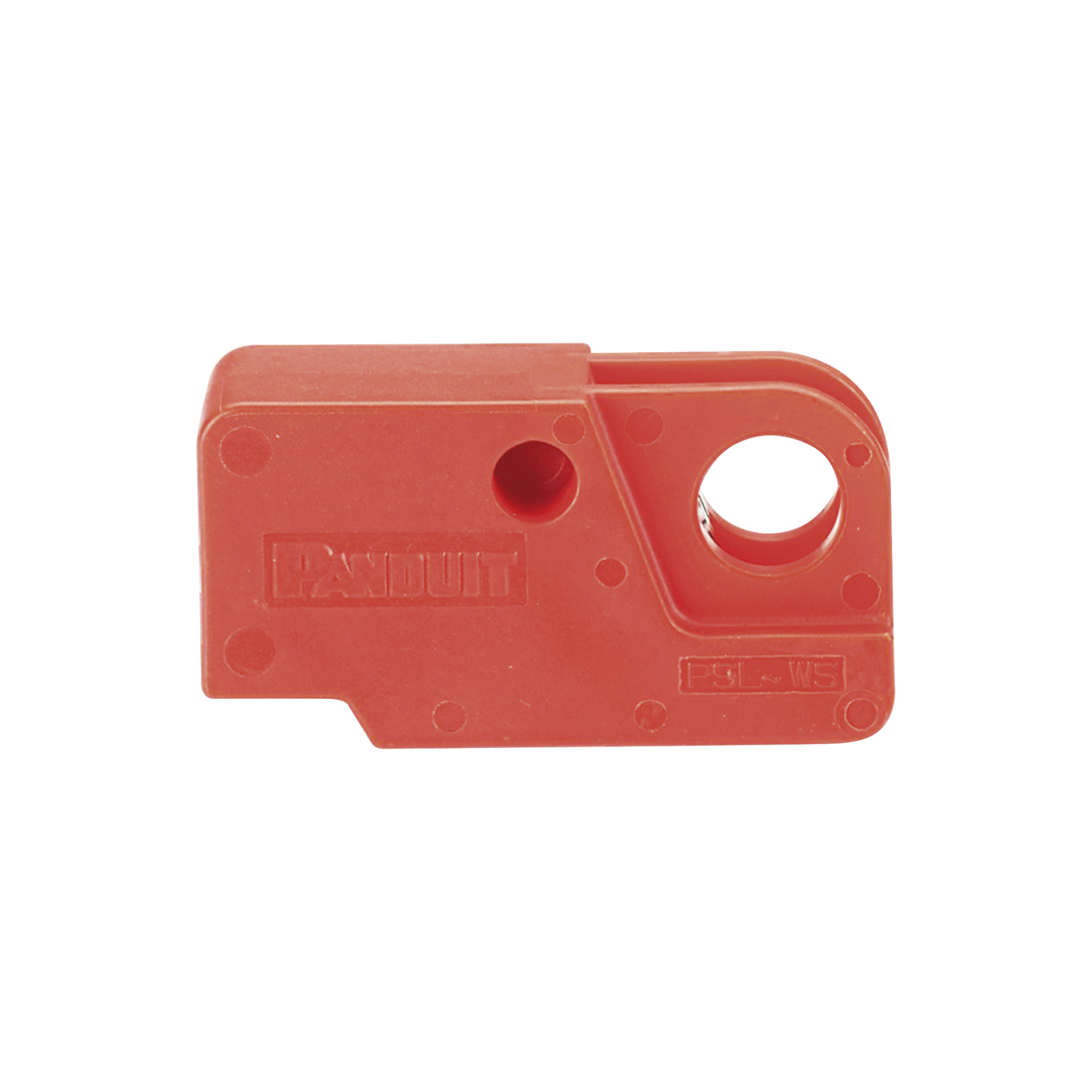 Dispositivo de Bloqueo LOTO para Interruptores ElÃ©ctricos de Palanca, de 15.2 x 22.3 mm, Color Rojo
