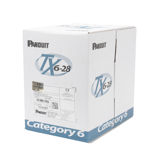 Bobina de Cable UTP 305 m. de Cobre TX6-28Â®, Azul, CategorÃ­a 6, DiÃ¡metro Reducido (28 AWG), CM/LSZH, de 4 pares