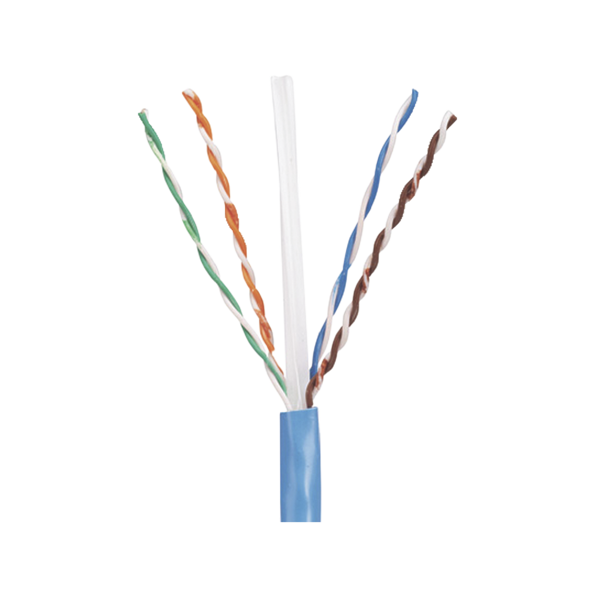 Bobina de Cable UTP 305 m. de Cobre, PanNet, Azul, CategorÃ­a 5e (24 AWG), Riser (CMR), de 4 pares