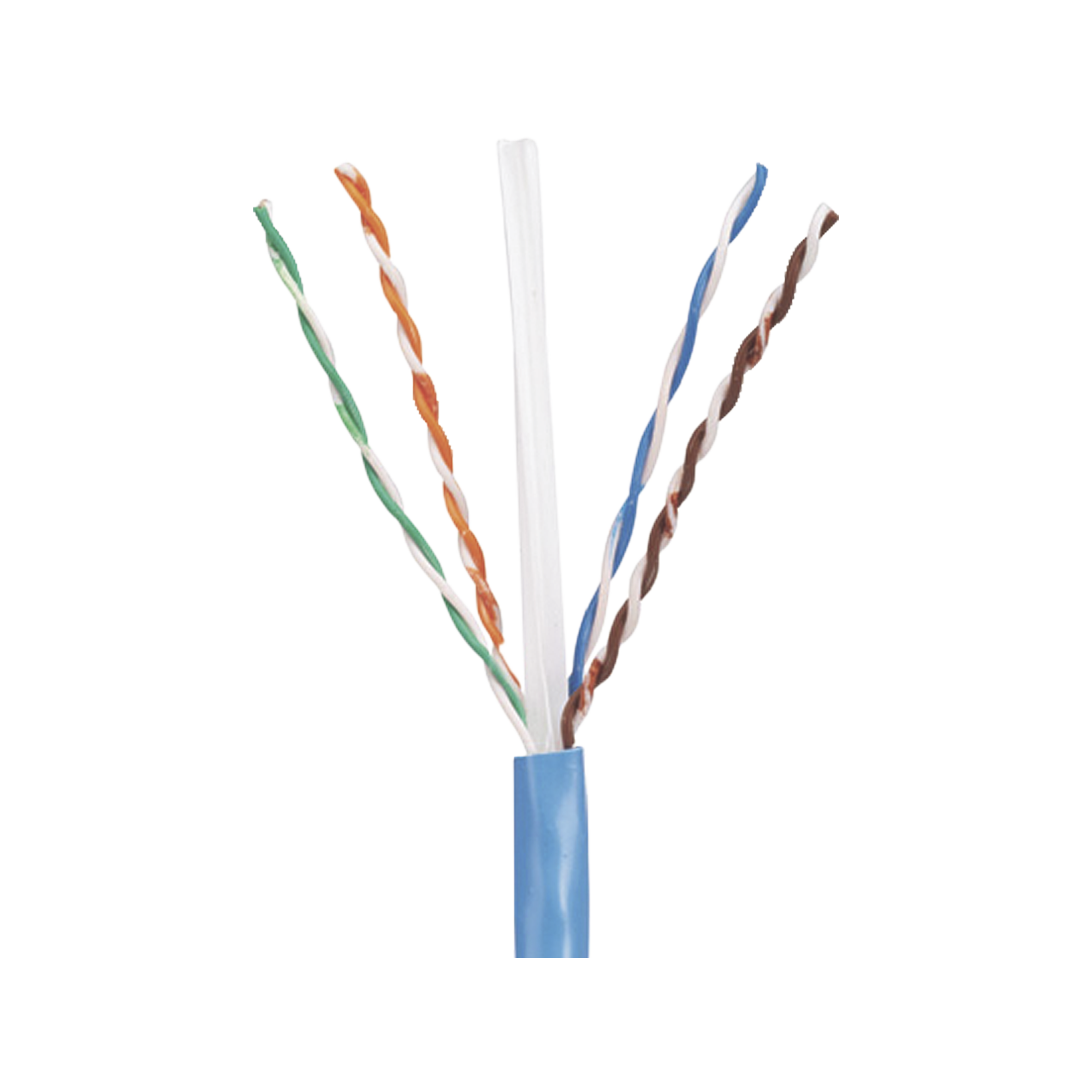 Bobina de Cable UTP 305 m. de Cobre, PanNet, Azul, CategorÃ­a 5e (24 AWG), Riser (CMR), de 4 pares