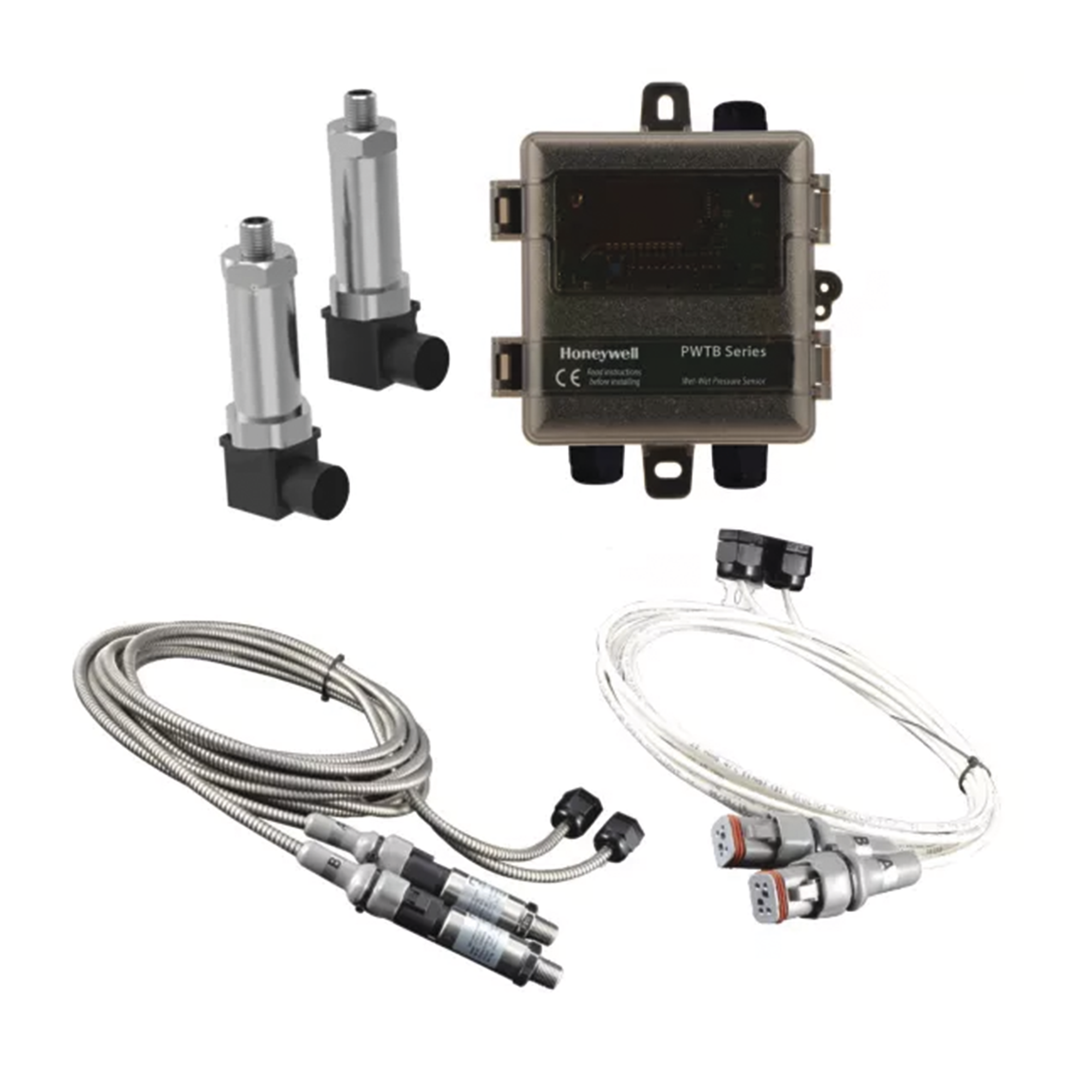 Transmisor de presion diferencial para lienas de agua helada o caliente, 0-75/150/250 PSID, incluye 9FT Cable, 24 Vac