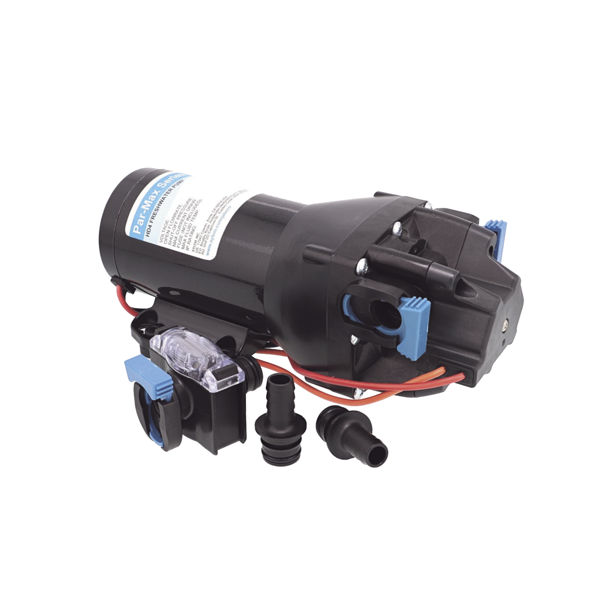 Bomba controlada por presiÃ³n Par Max HD 4' a 12 Vca, alta presiÃ³n 40 psi 15 lpm / 4 gpm