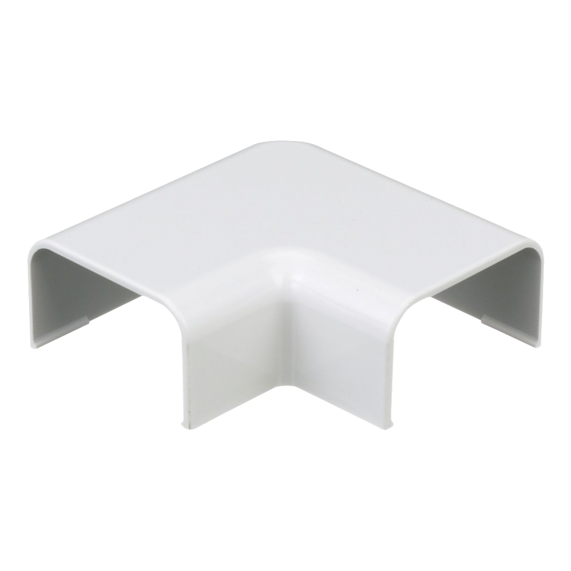 ConexiÃ³n en Ã¡ngulo recto "L", para uso con canaleta LD10, material ABS, Color Blanco