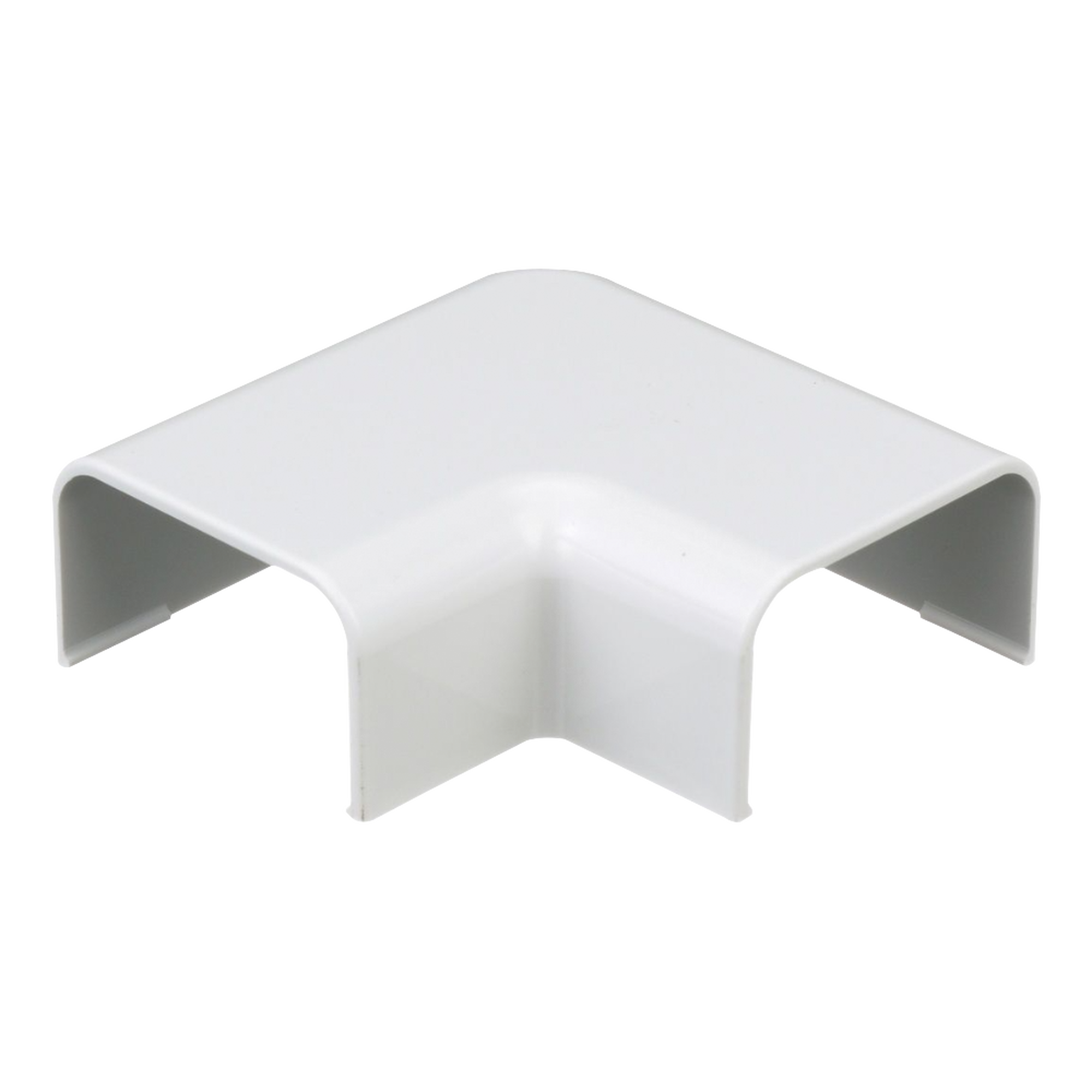 ConexiÃ³n en Ã¡ngulo recto "L", para uso con canaleta LD10, material ABS, Color Blanco