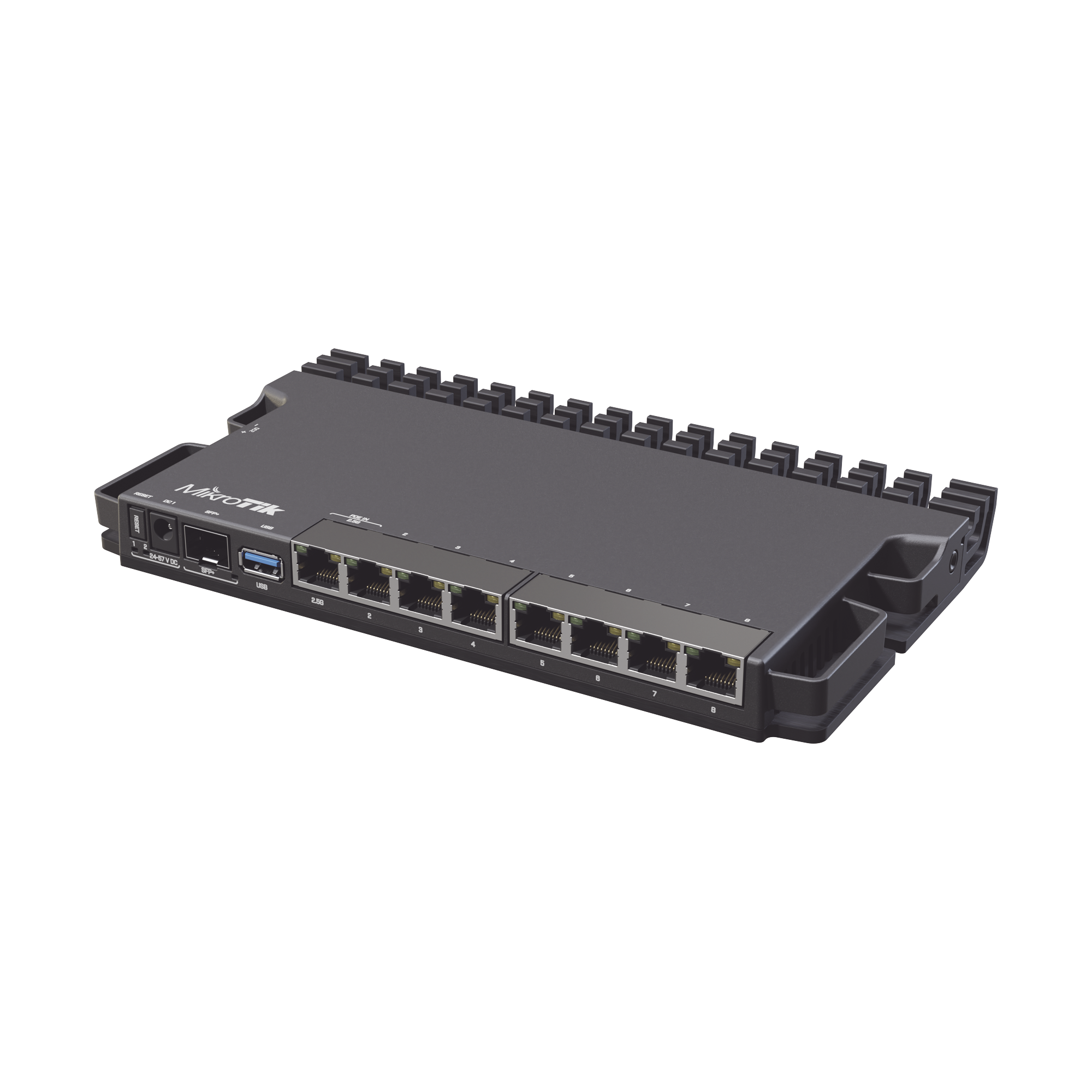 (RB5009UG+S+IN) RouterBoard, CPU 4 NÃºcleos, 8 Puertos Gigabit, 1 SFP+, Solo RouterOS v7
