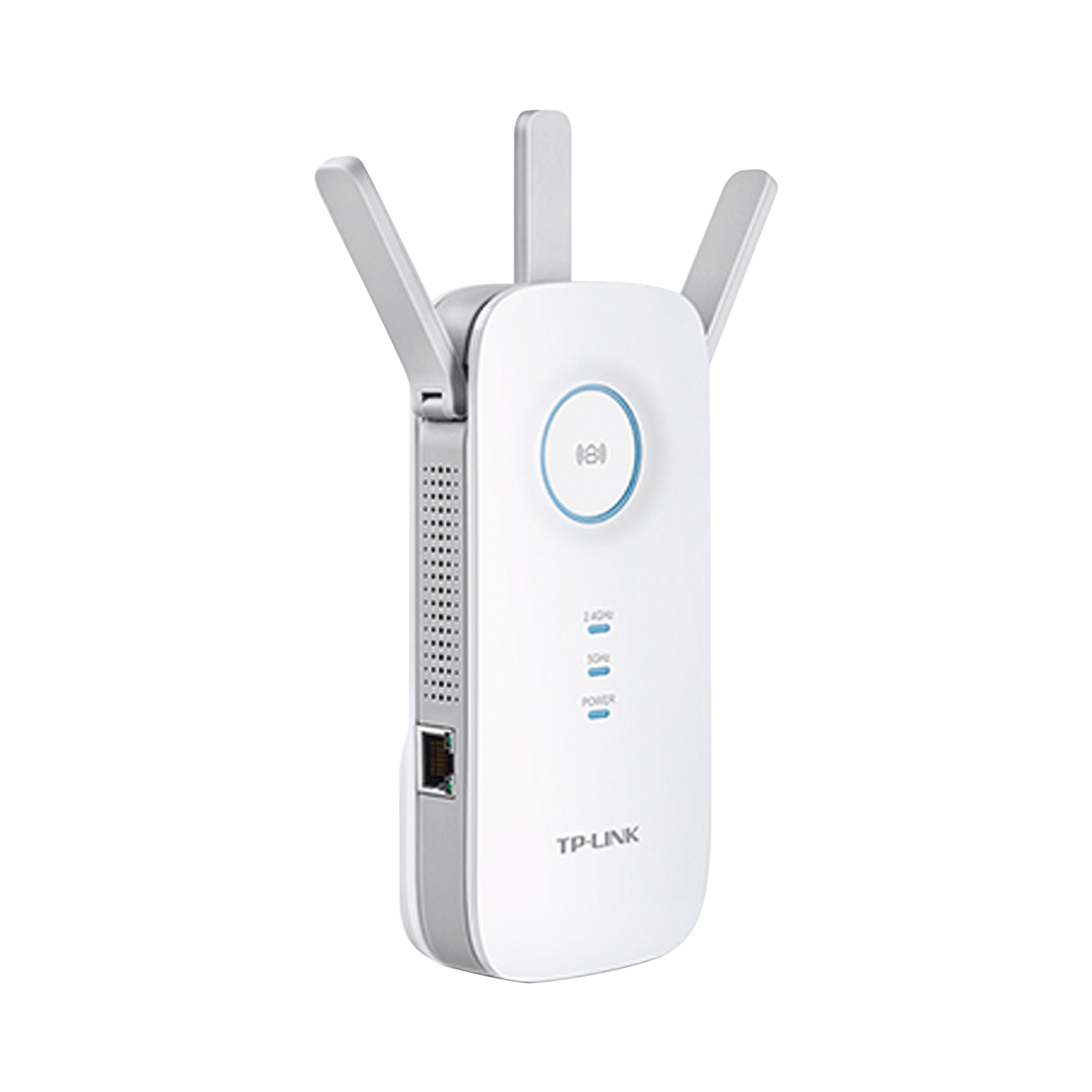 Repetidor / Extensor de Cobertura WiFi AC, 1750 Mbps, doble banda 2.4 GHz y 5 GHz, con 1 puerto 10/100/1000 Mbps, 3 antenas externas
