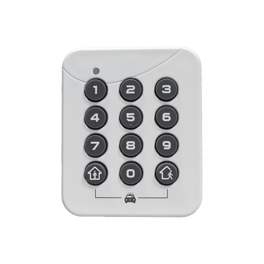 ALULA - PINPad EstaciÃ³n de Armado Local / AlimentaciÃ³n por BaterÃ­a / InstalaciÃ³n Sin Herramientas / Desarmado seguro de 4 a 10 dÃ­gitos / Armado de 1 BotÃ³n