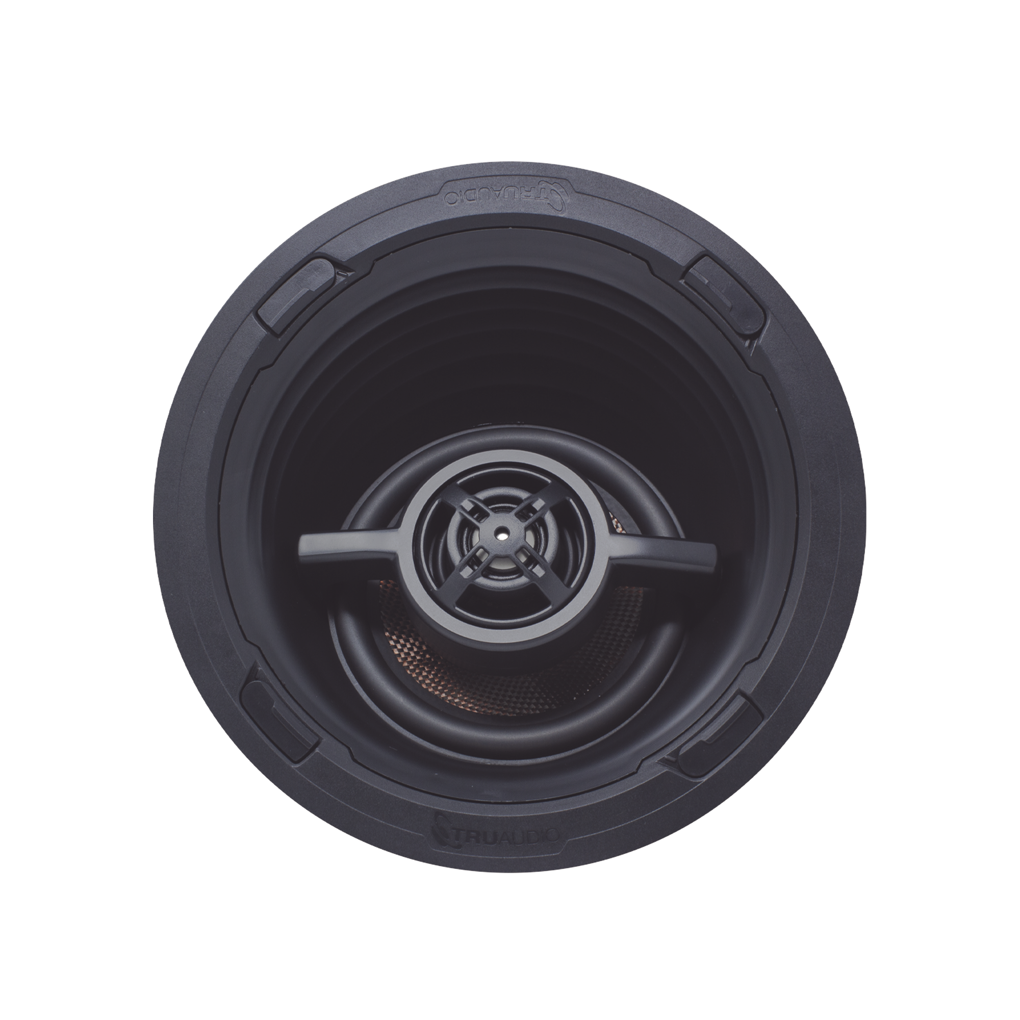 Altavoz LCR | Rango Medio Giratorio | Angulo para Techo de 3 Vias | Cine en Casa | Woofer de 7in de Fibra de Carbono | Tweeter de 1in | 175W | 8Ω