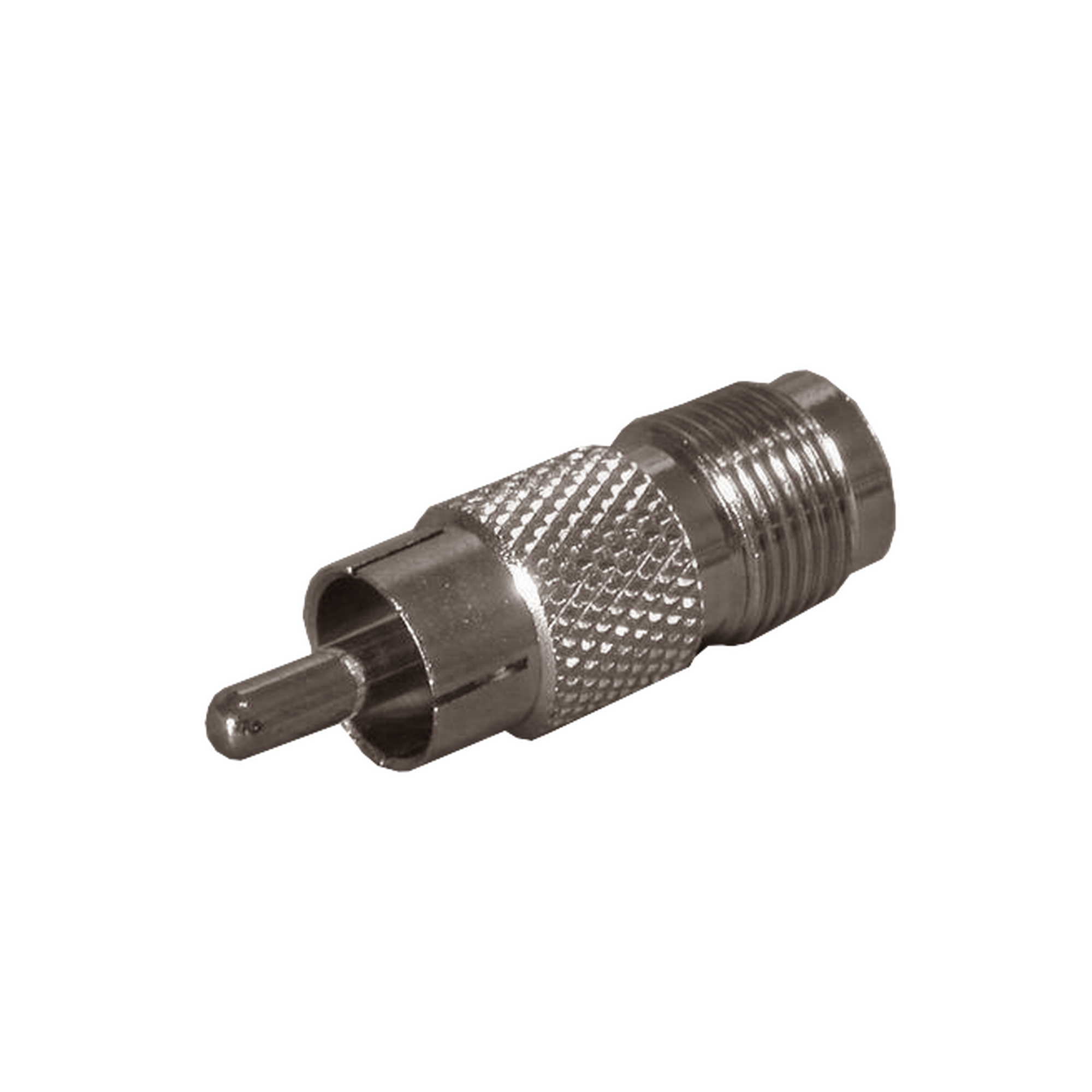 Adaptador de TNC Hembra a RCA Macho tipo Fono para Aplicaciones de Audio y Video, NÃ­quel/ Oro/ TeflÃ³n.â??