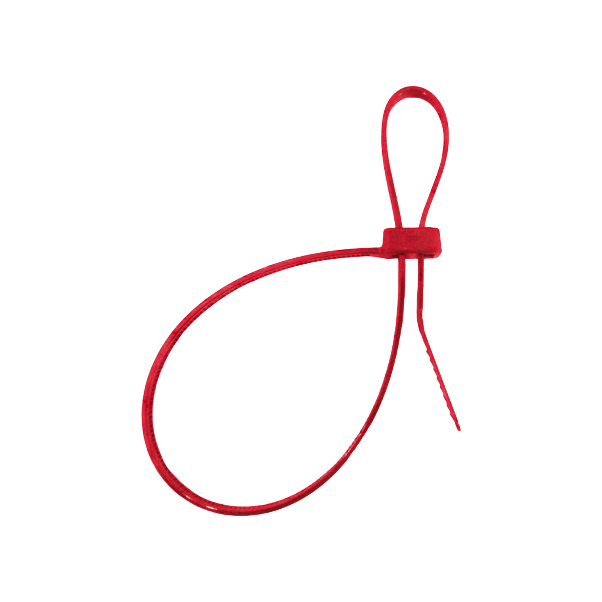 Cincho Plastico de doble lazo para sujetar cable de detecciÃ³n lineal de temperatura, paquete con 100 piezas