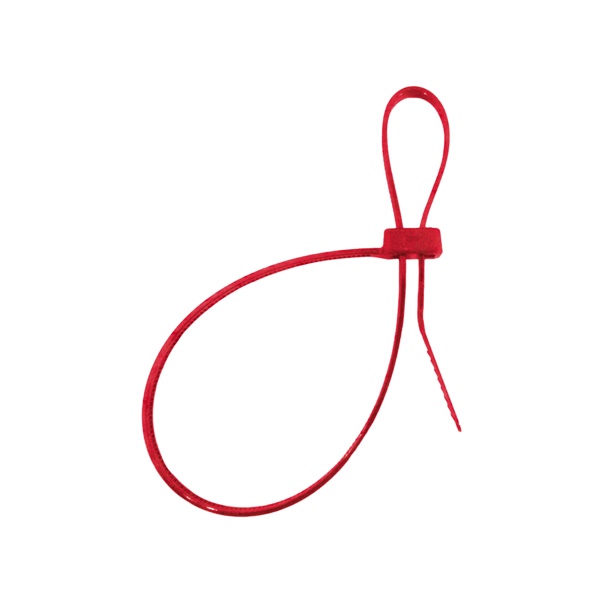 Cincho Plastico de doble lazo para sujetar cable de detecciÃ³n lineal de temperatura, paquete con 100 piezas