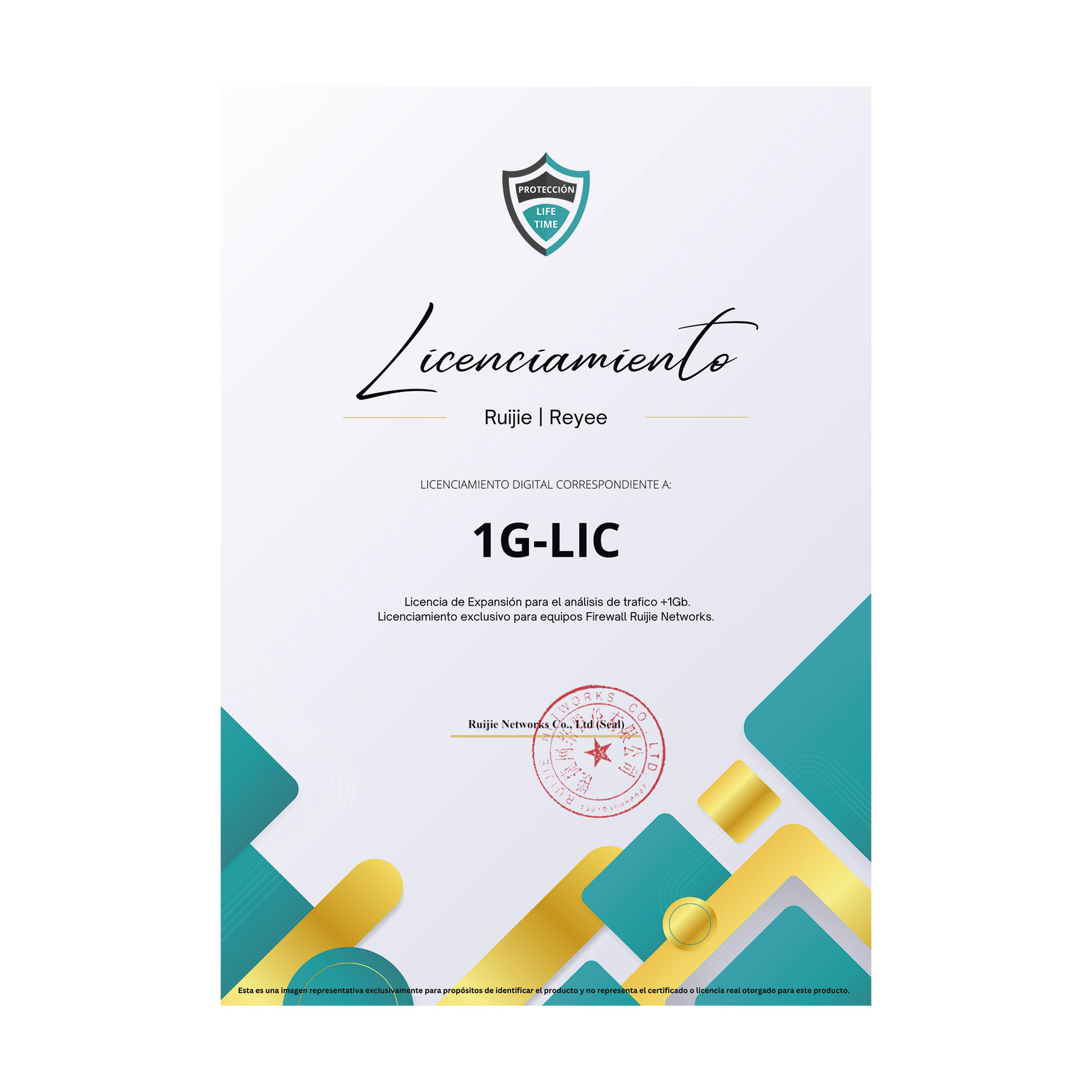 Licencia Perpetua para aumentar en 1Gb el anÃ¡lisis de trafico, Firewall modelo Z3200-S