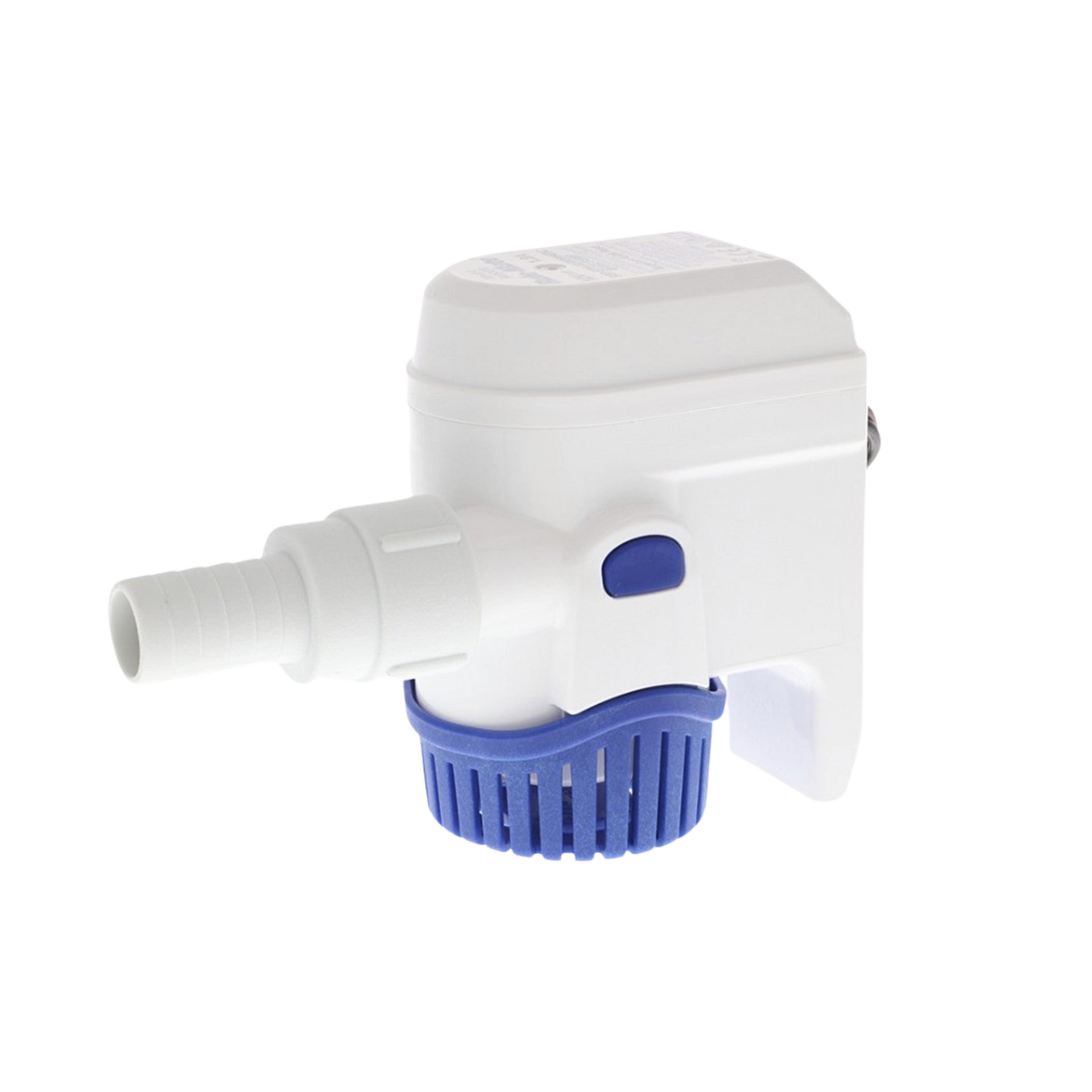 Bomba sumergible de achique automatizada de 500 galones por hora, para conexiÃ³n de 24 Volts de corriente directa.