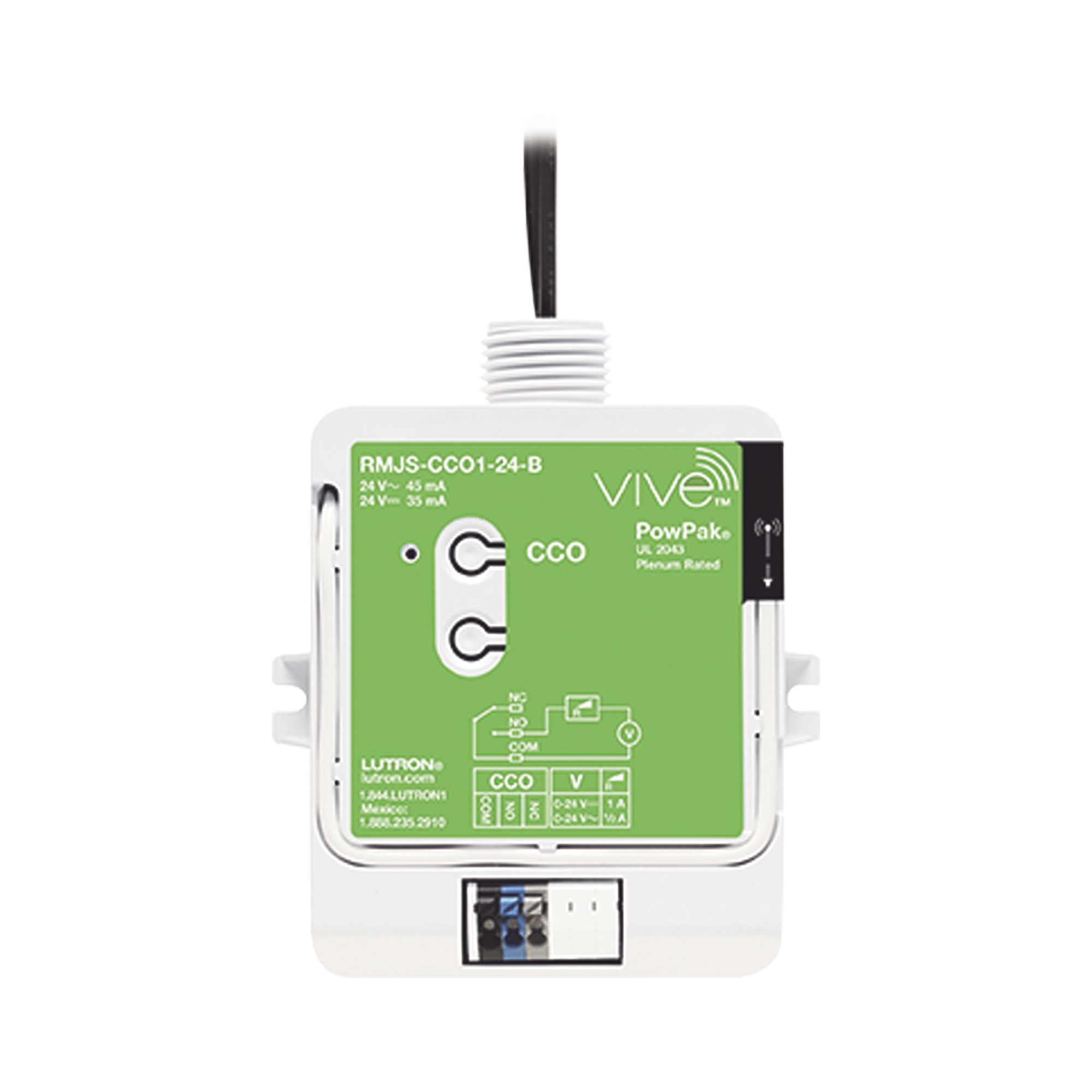 Salida de contacto seco LUTRON.