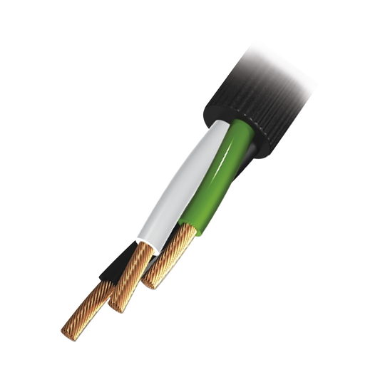 Cable ElÃ©ctrico de Uso Rudo 3 Hilos Calibre 16 AWG, Hasta 600 V. Rollo de 100 m.