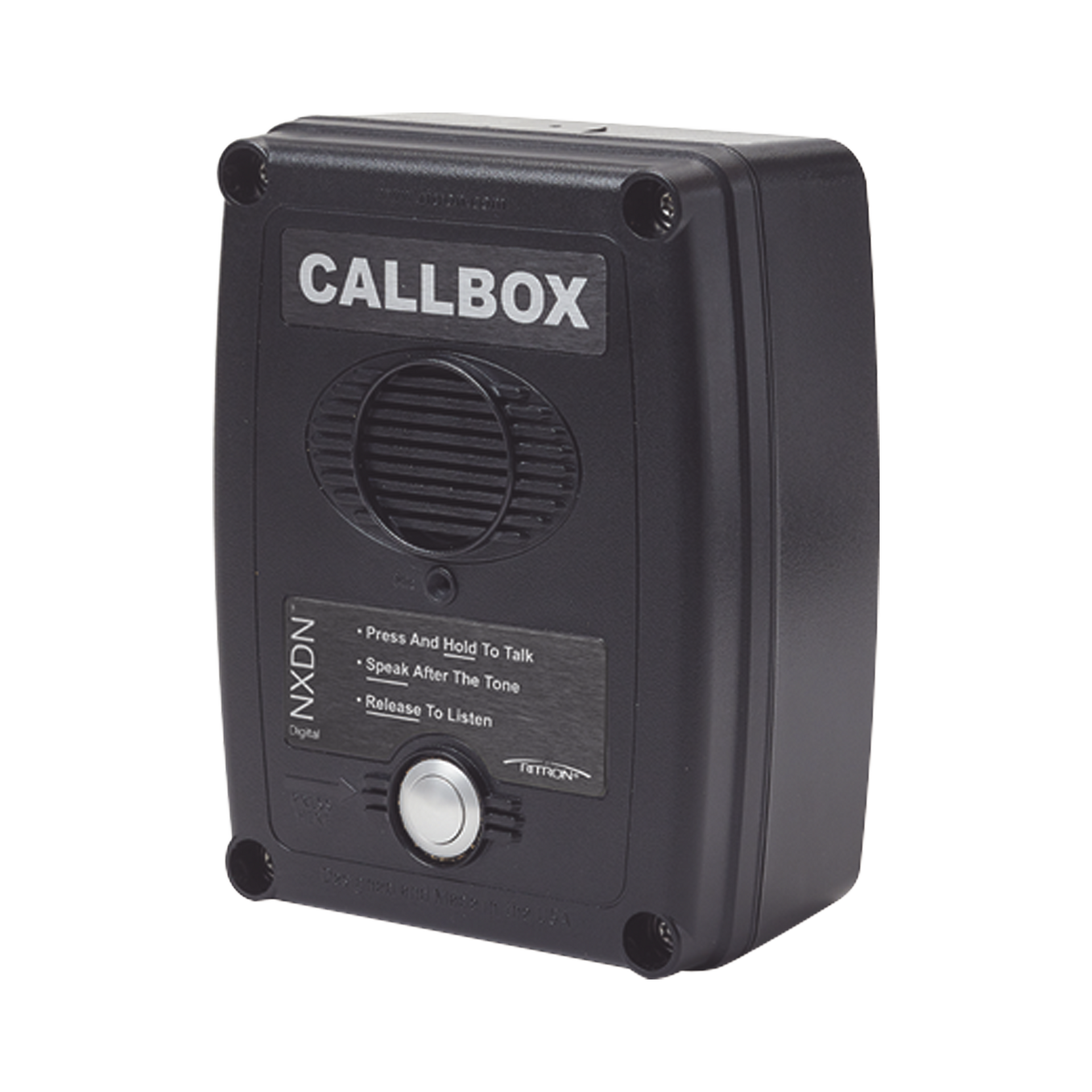 Callbox Digital NXDN, Intercomunicador InalÃ¡mbrico VÃ­a Radio VHF 150-165MHZ, Serie XD en Color Negro