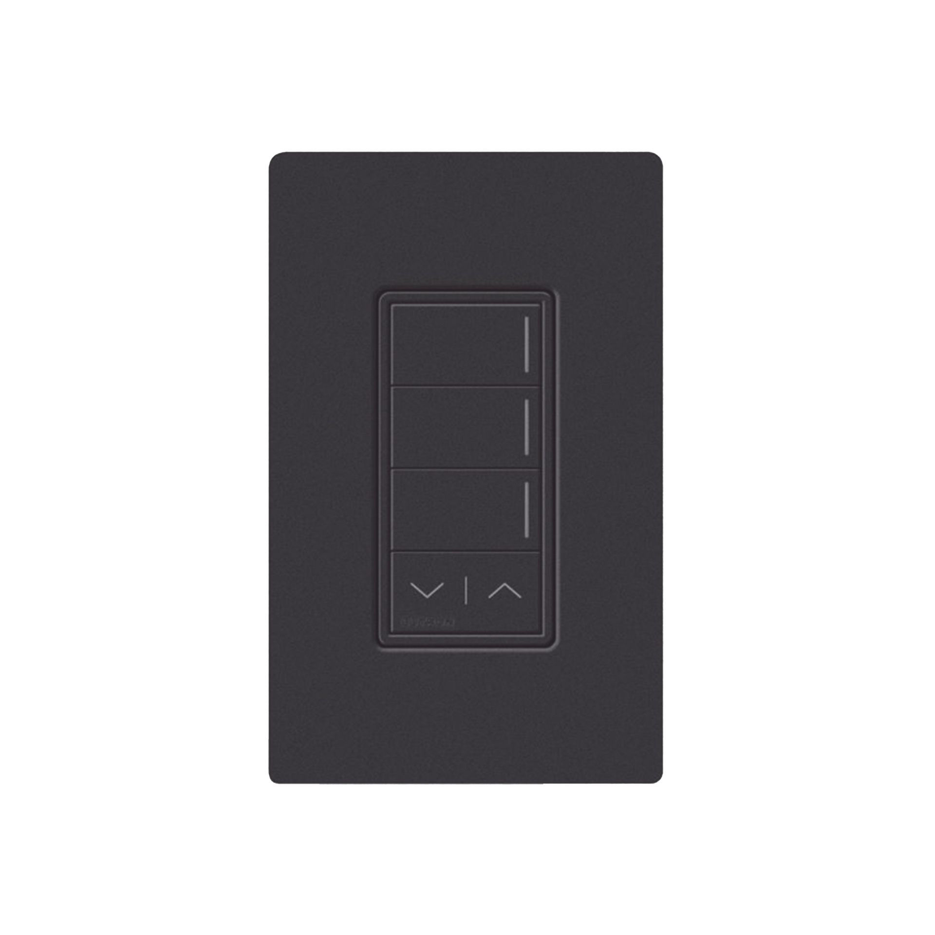 (RadioRa3) Botonera Sunnata Negro 3 escenas y 2 botones subir/bajar para Radio RA3, programe escenas diferentes en cada botÃ³n.