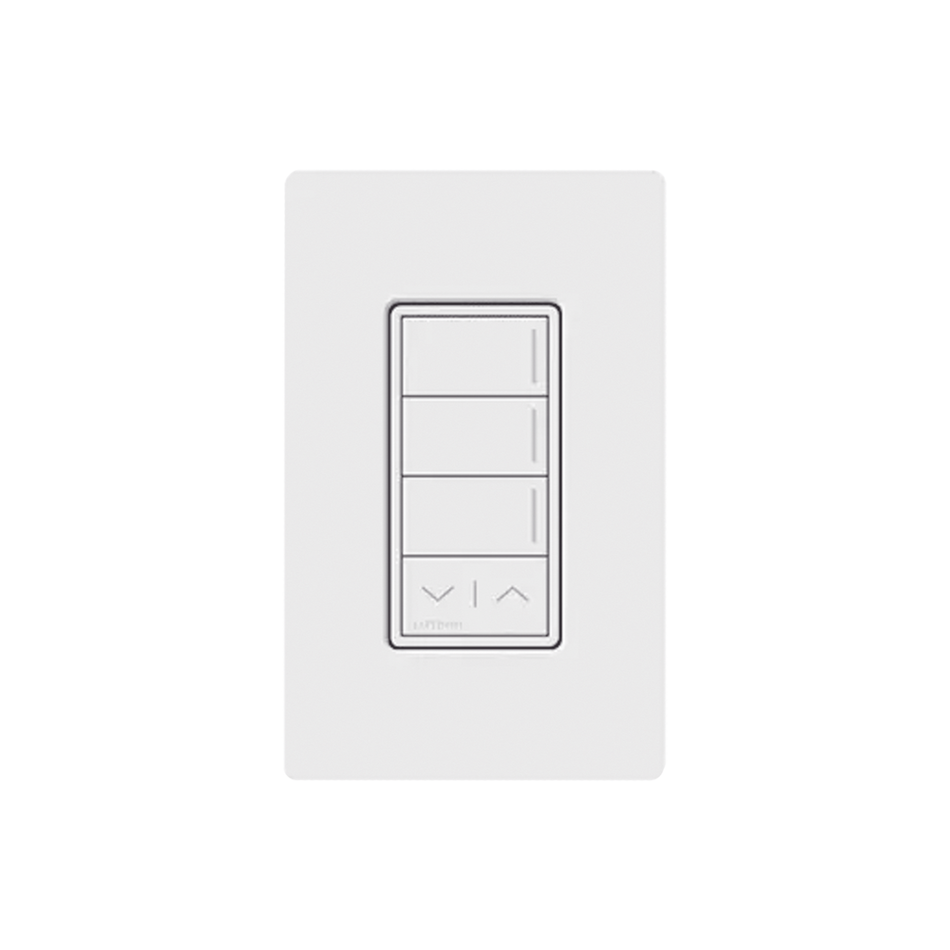 (RadioRa3) Botonera Sunnata Blanco 3 escenas y 2 botones subir/bajar para Radio RA3, programe escenas diferentes en cada botÃ³n.