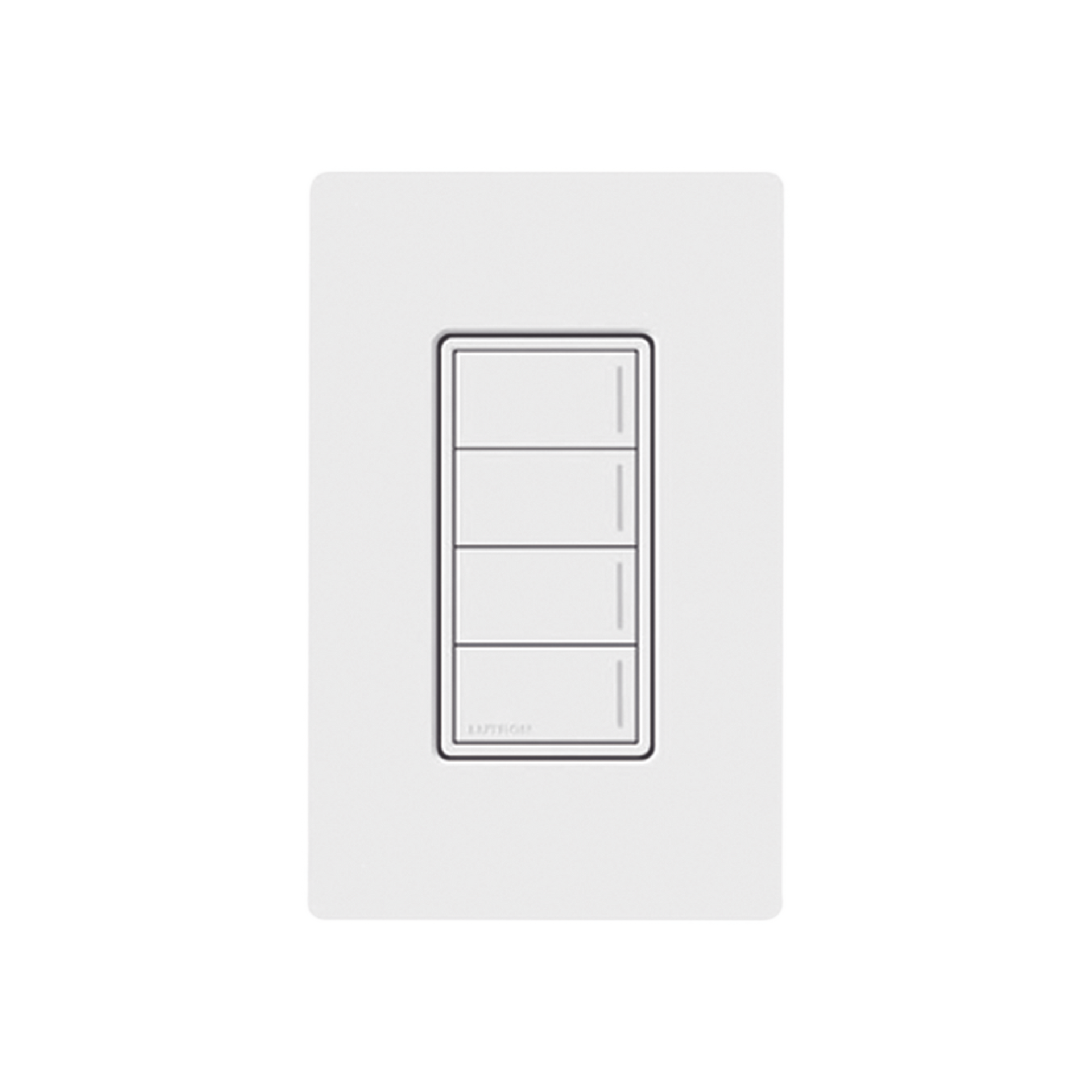 (RadioRa3) Botonera Sunnata Blanco 3 escenas y 2 botones subir/bajar para Radio RA3, programe escenas diferentes en cada botÃ³n.