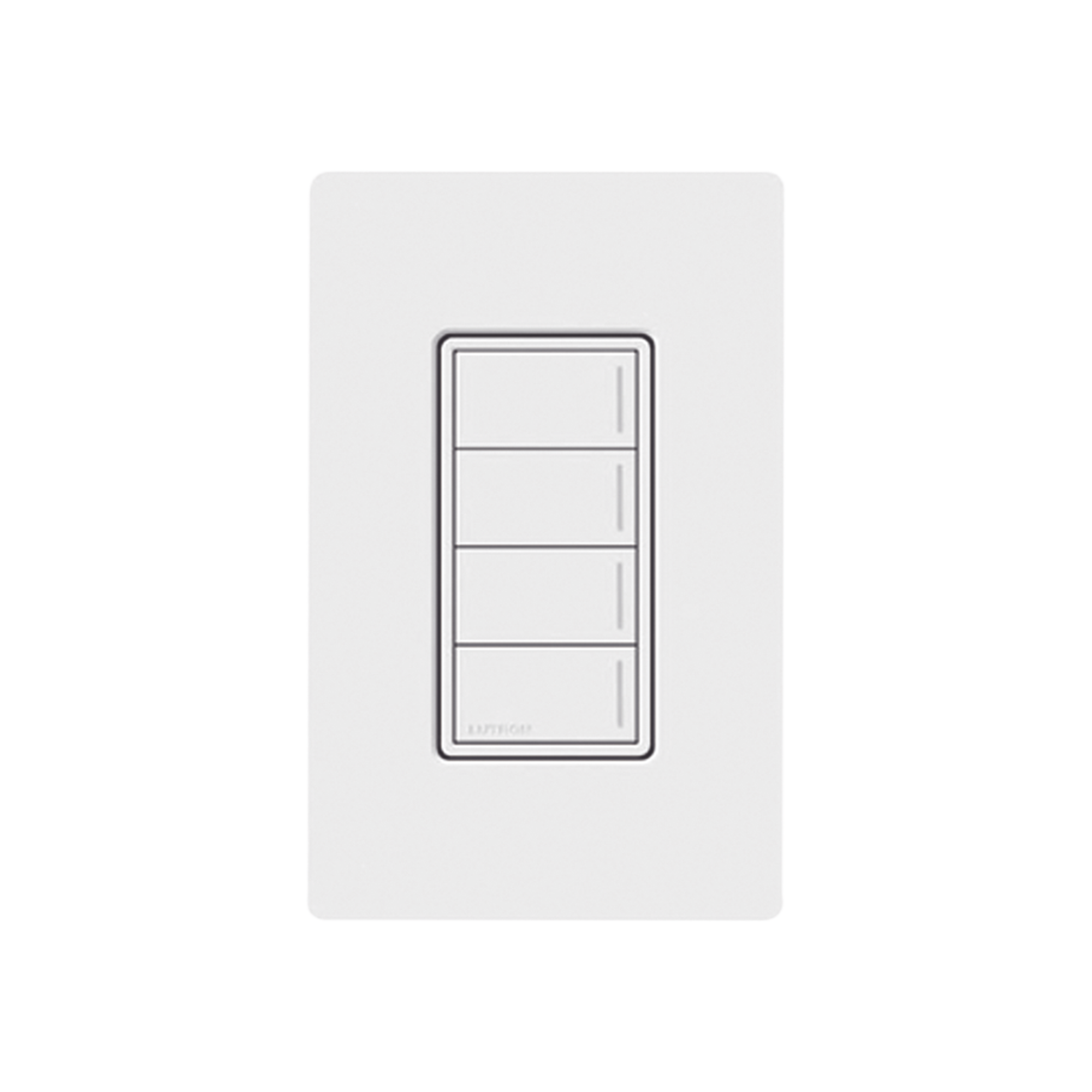 (RadioRa3) Botonera Sunnata Blanco 3 escenas y 2 botones subir/bajar para Radio RA3, programe escenas diferentes en cada botÃ³n.