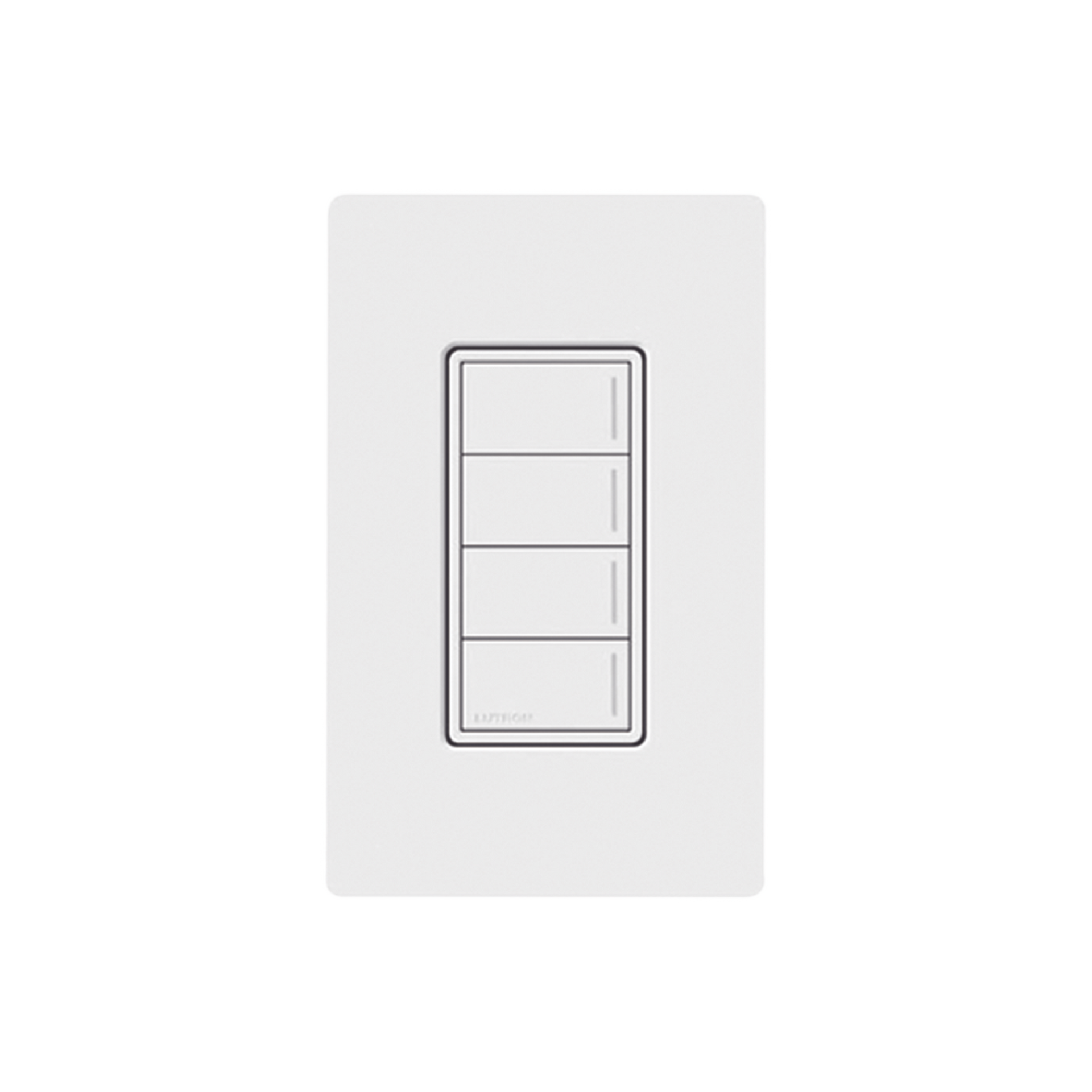 (RadioRa3) Botonera Sunnata Blanco 3 escenas y 2 botones subir/bajar para Radio RA3, programe escenas diferentes en cada botÃ³n.