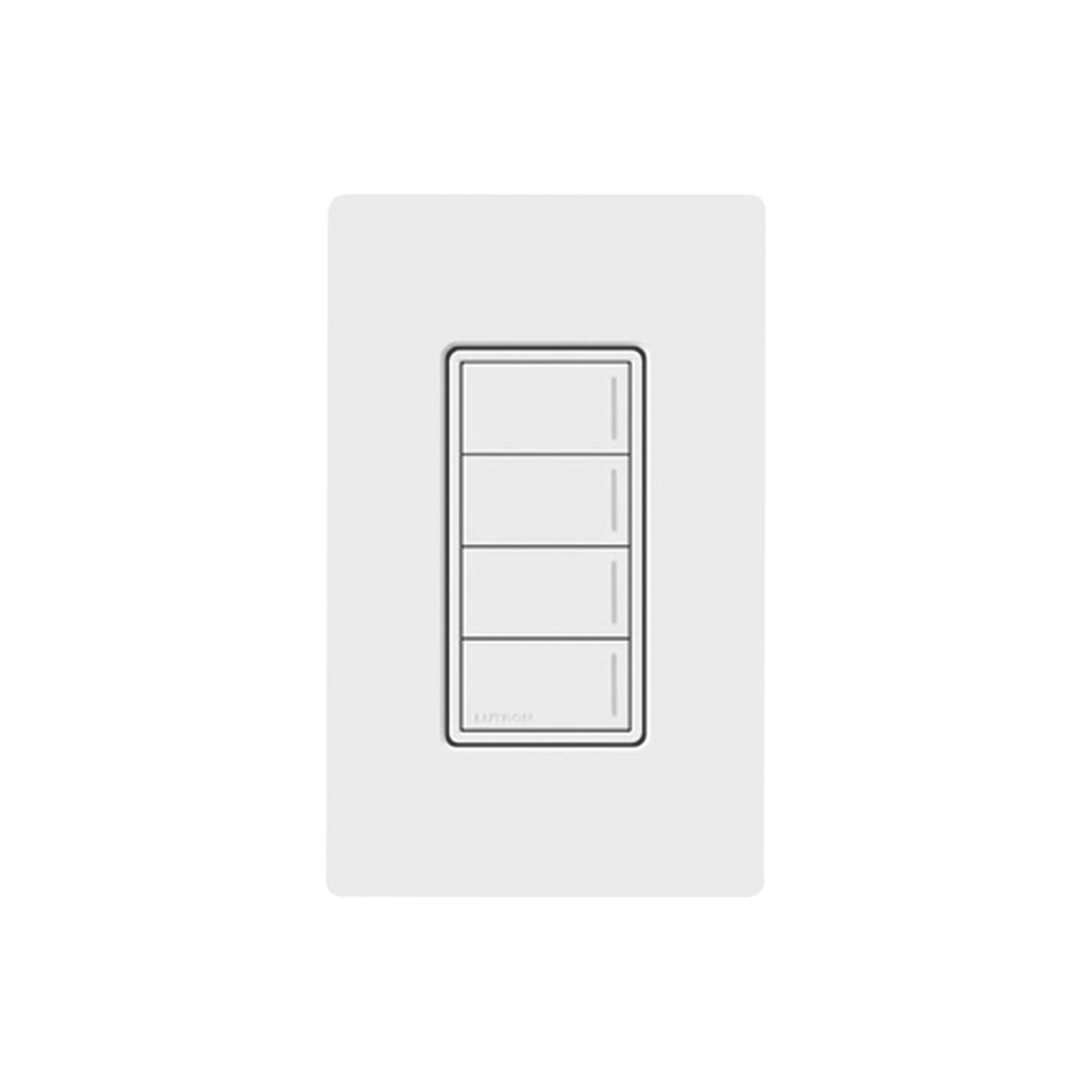 (RadioRa3) Botonera Sunnata Blanco 3 escenas y 2 botones subir/bajar para Radio RA3, programe escenas diferentes en cada botÃ³n.