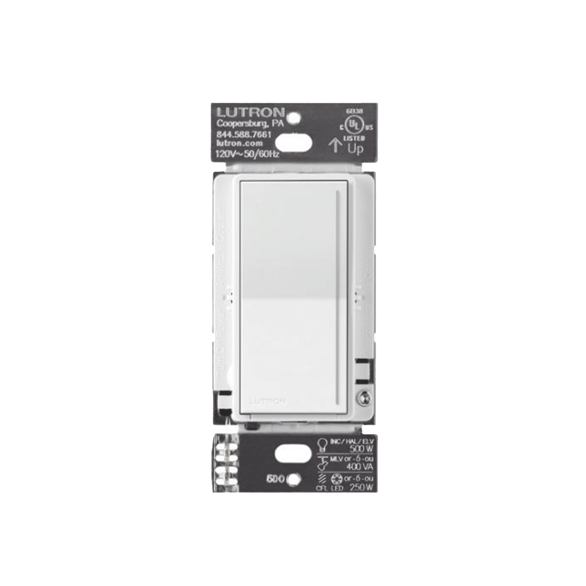 (RadioRa3) )Atenuador (dimmer) Auxiliar de pared, compaÃ±ero de atenuadores multilocaciÃ³n. Usar en 3 vÃ­as o escalera.