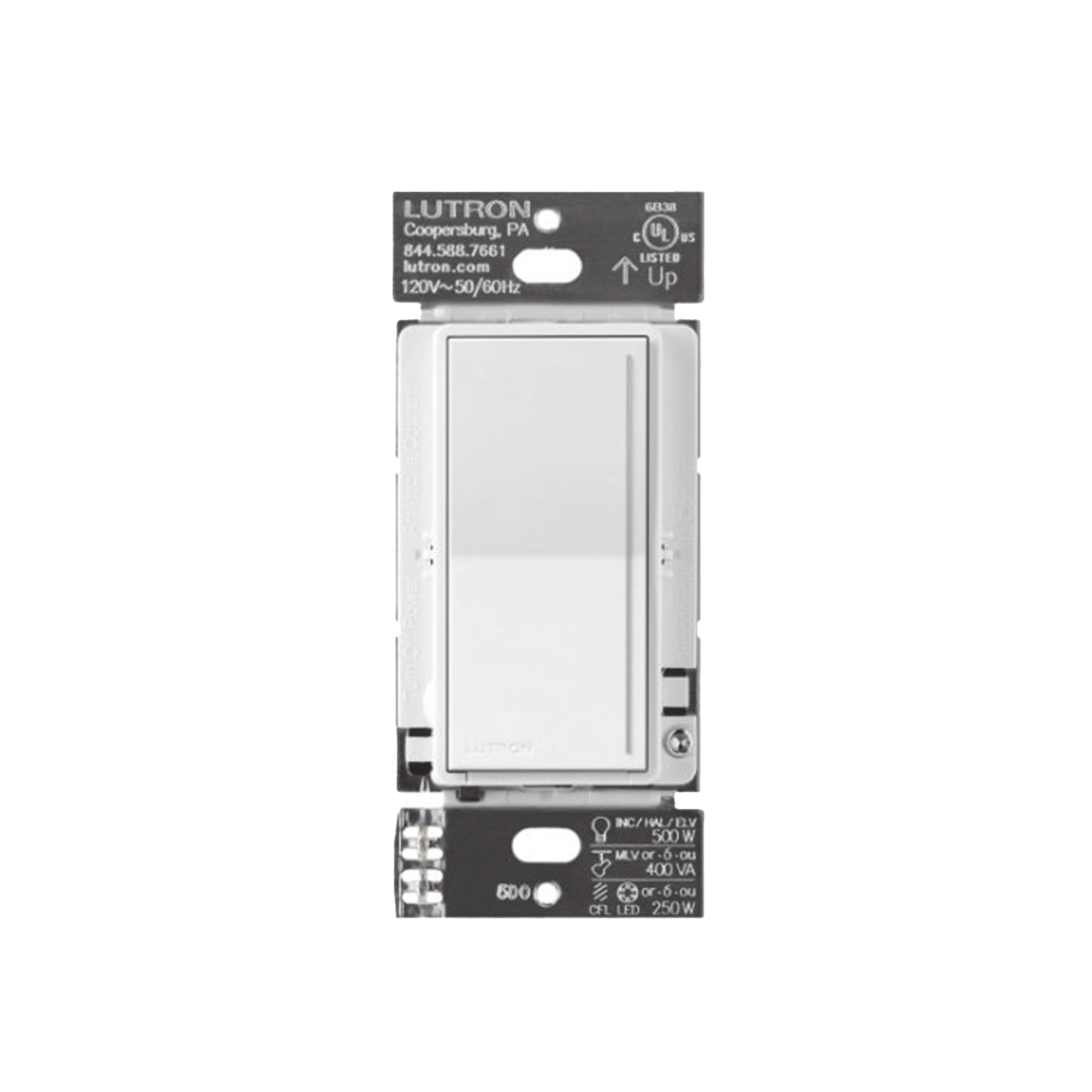 (RadioRa3) )Atenuador (dimmer) Auxiliar de pared, compaÃ±ero de atenuadores multilocaciÃ³n. Usar en 3 vÃ­as o escalera.