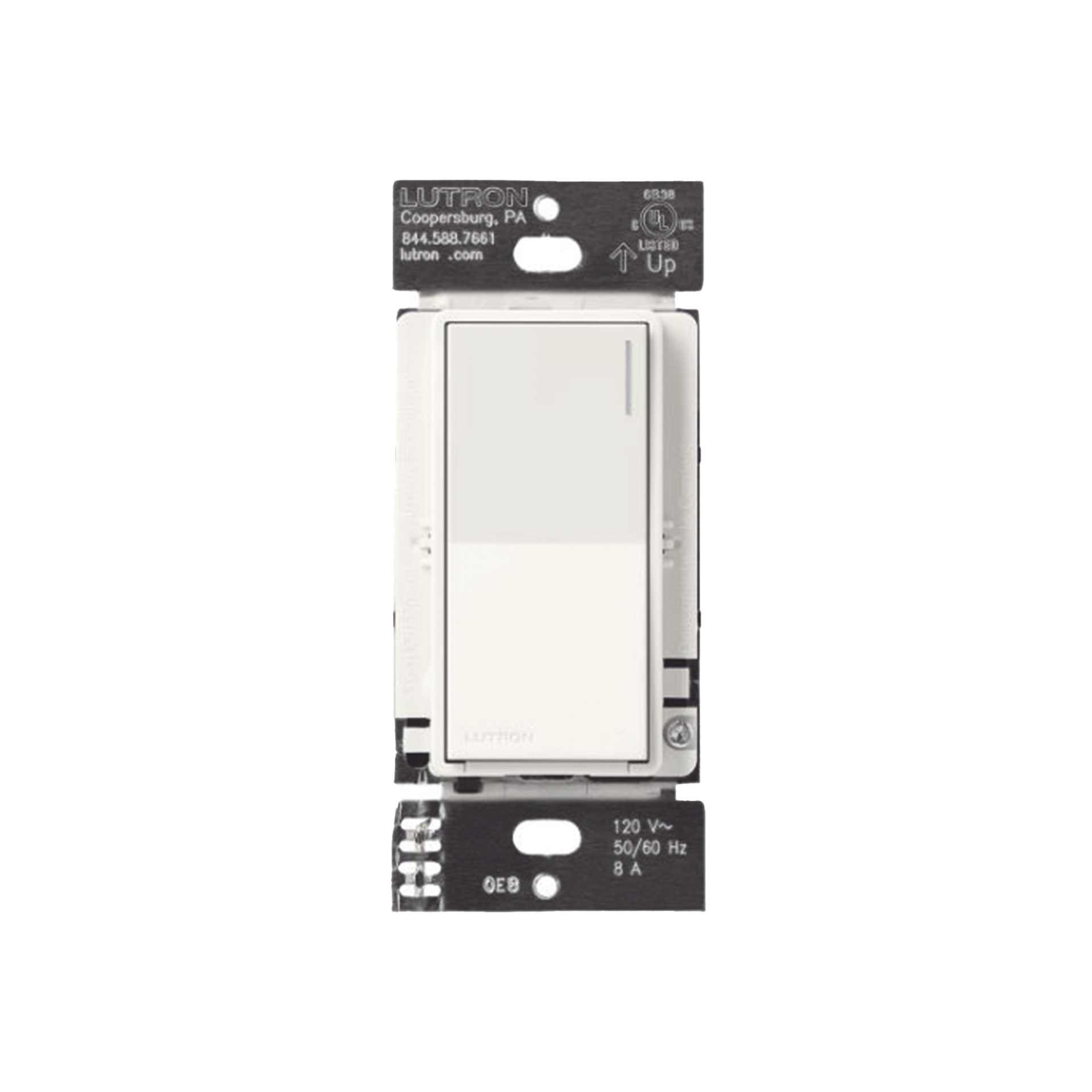 (RadioRA3) Apagador Auxiliar de pared, compaÃ±ero de apagadores multilocaciÃ³n. Usar en 3 vÃ­as o escalera. Color blanco mate.